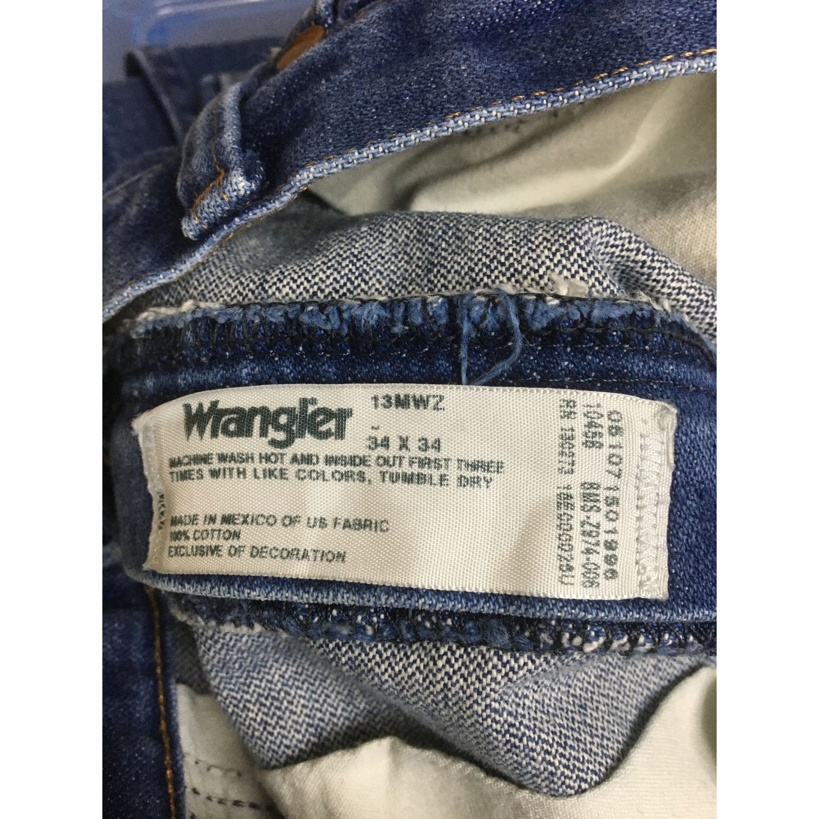 Wrangler 2 Wrangler 34X34 13MWZ Pro Rodeo Original Cowboy Cut Jeans Size US 34 / EU 50 - 4 Thumbnail