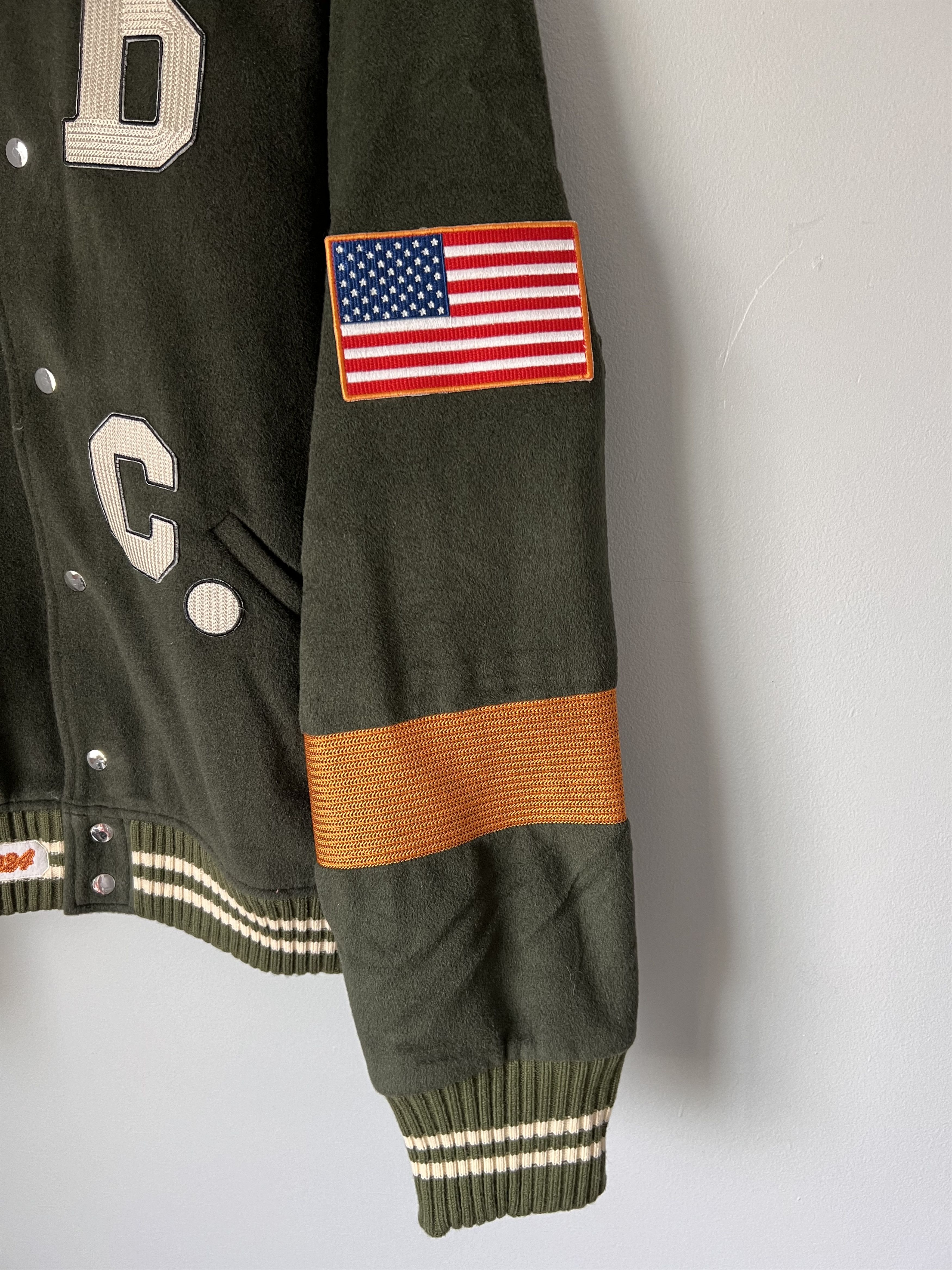 Advisory Board Crystals Abc. School Of The Future Military Wool Varsity Jacket Size US L / EU 52-54 / 3 - 5 Thumbnail