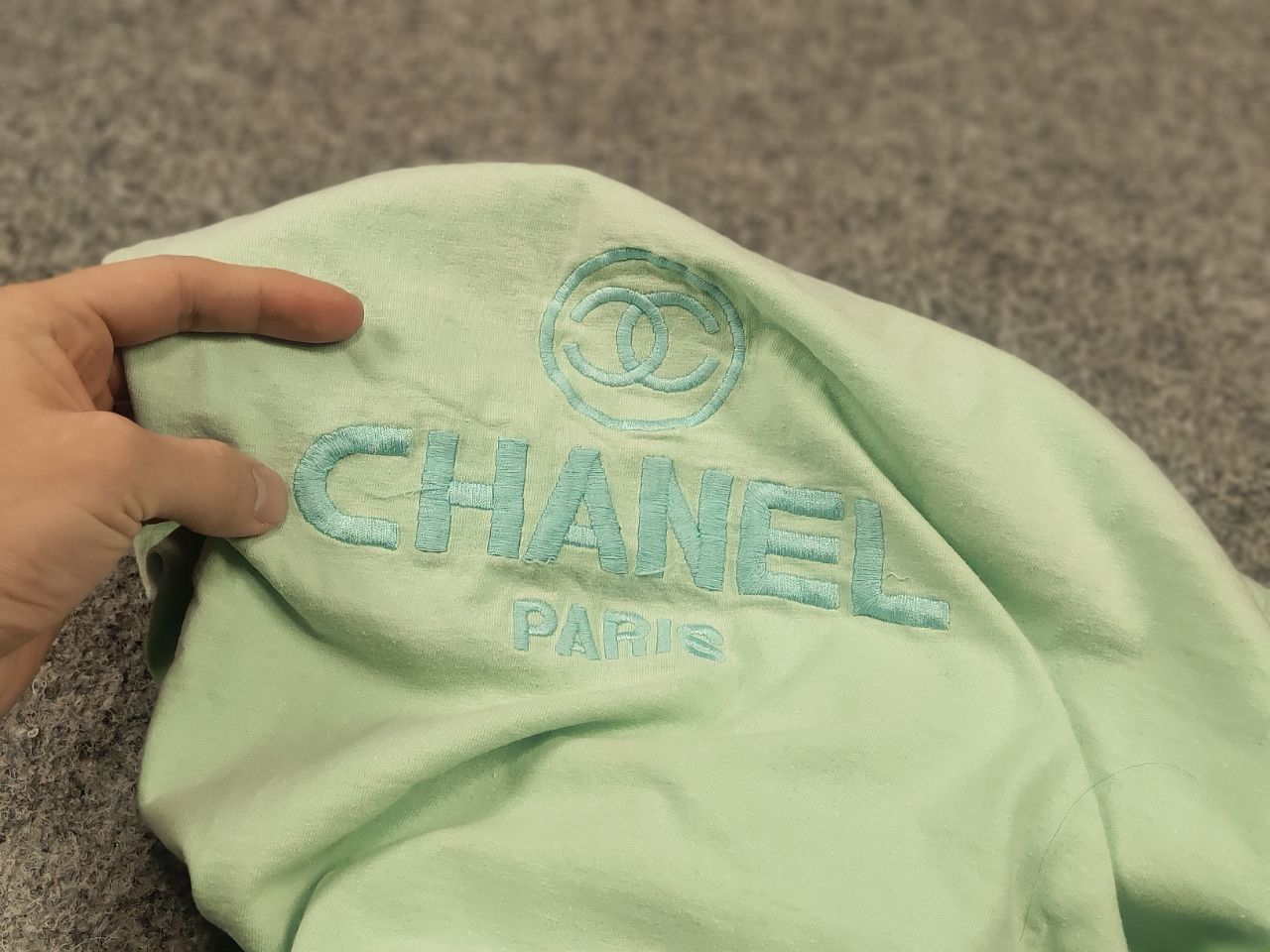 Vintage Chanel Vintage 80s Bootleg Logo mint T Shirt Single Stitch Size US M / EU 48-50 / 2 - 12 Thumbnail