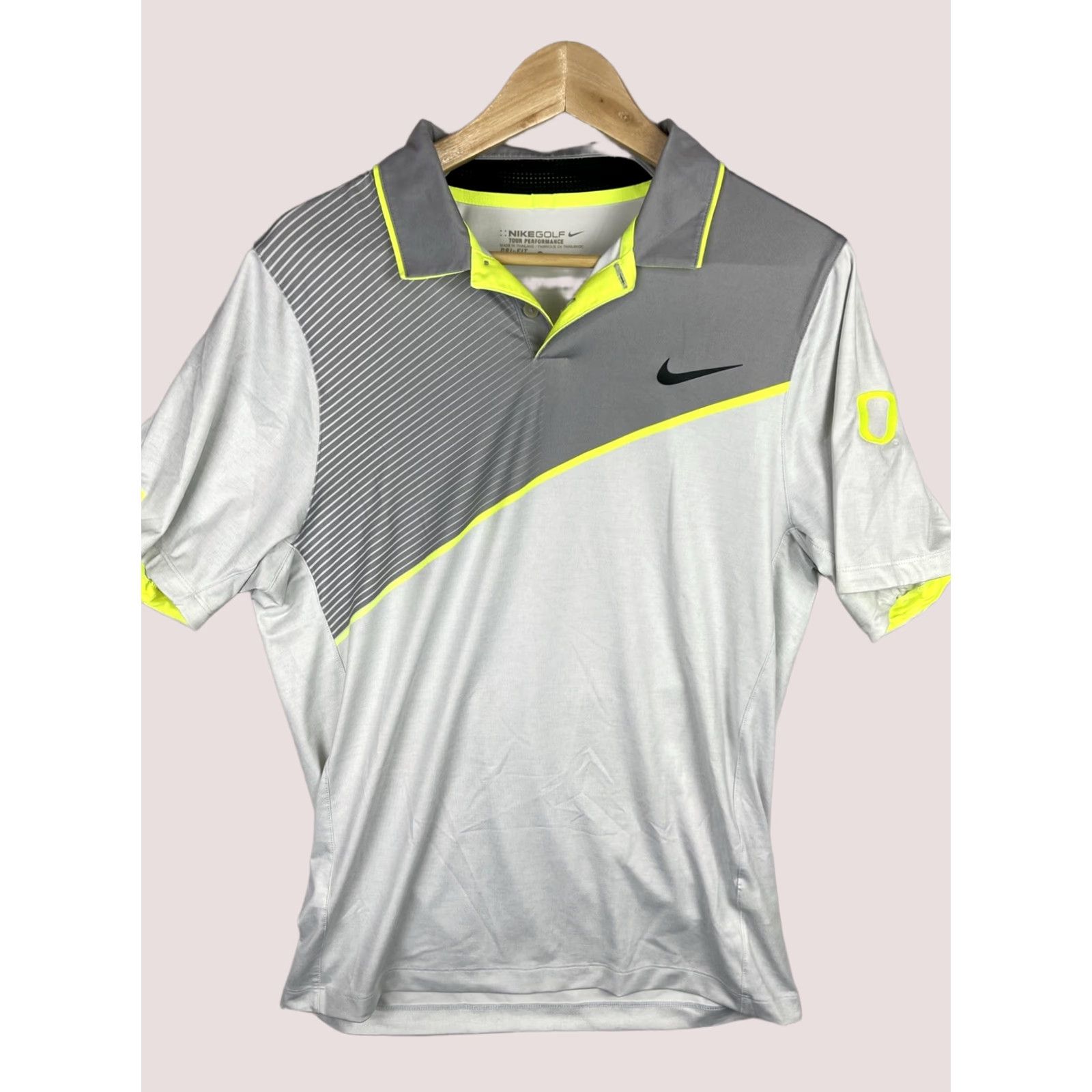Nike Nike Oregon Ducks Polo Shirt Mens Small Dri-FIT Golf College Logo Embroidered Gray Short Sleeve Shirt Size US S / EU 44-46 / 1 - 1 Thumbnail