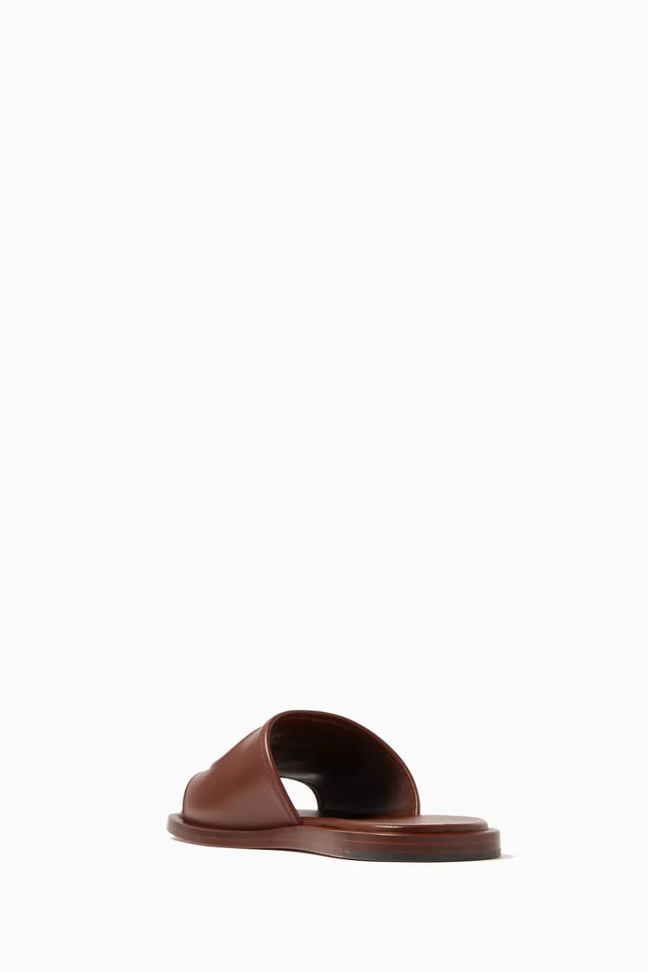 Gucci o1loc1c0625 Slide Sandals with Interlocking G in Brown Size US 10.5 / EU 43-44 - 3 Thumbnail
