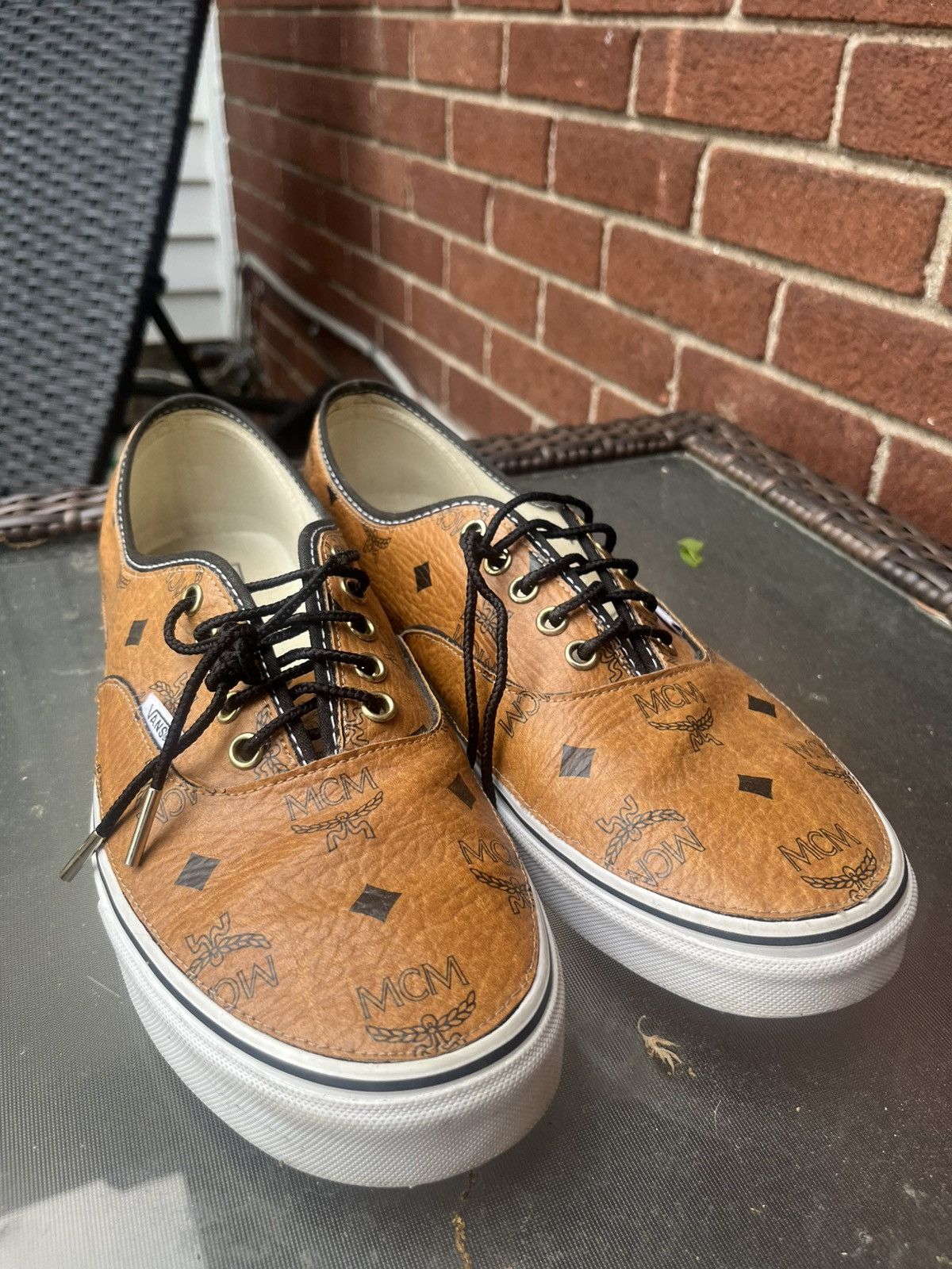 MCM × Vans Custom Made MCM Vans Size US 12 / EU 45 - 1 Thumbnail