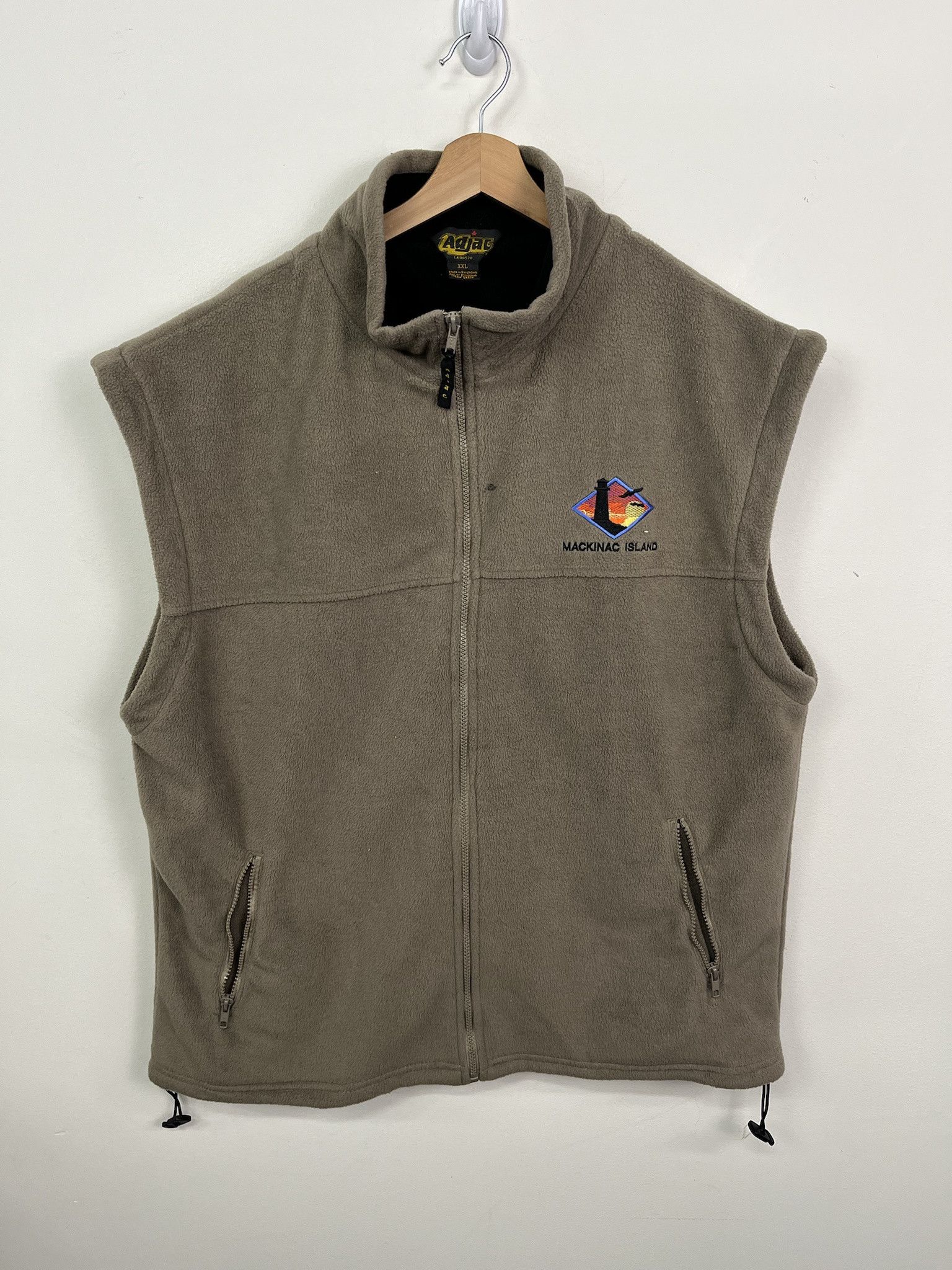 The North Face × Vacation Vintage Y2K Mackinac Island Chest Hit FLeece Zip Up Vest Size XXL Size US XXL / EU 58 / 5 - 1 Thumbnail