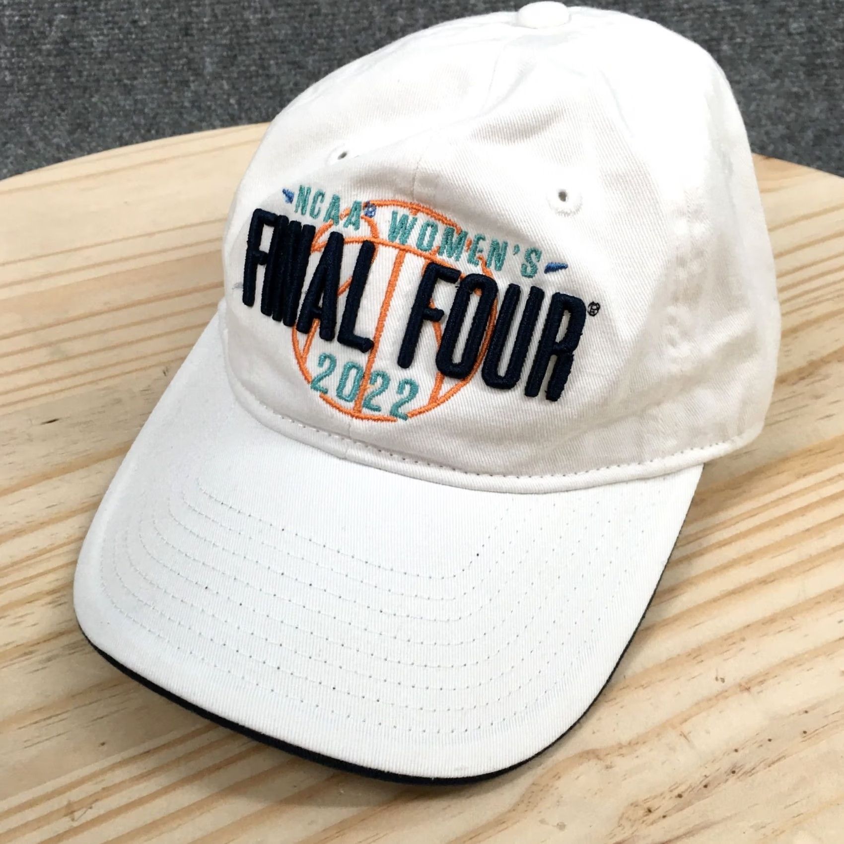 NCAA NCAA Womens Final Four 2022 Gear Baseball Cap Unisex White OSFA Embroidered Logo Size ONE SIZE - 2 Thumbnail