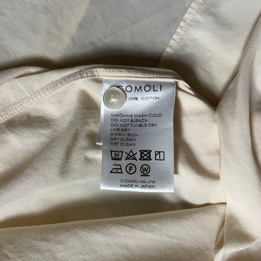 Comoli COMOLI 2017SS Band Collar Cotton Shirt Size 1 Size US S / EU 44-46 / 1 - 11 Thumbnail