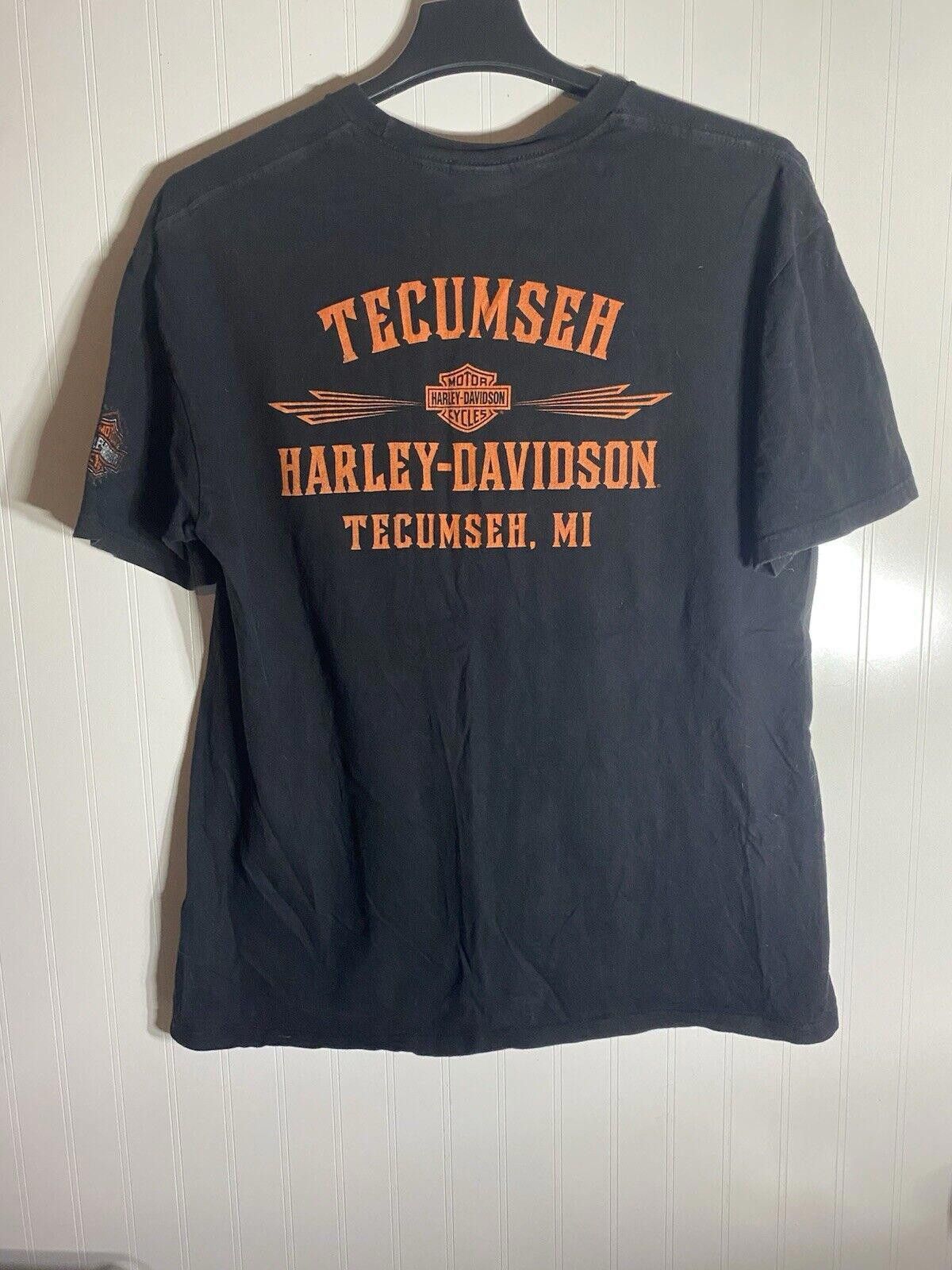 Harley Davidson Harley-Davidson Motorcycles Men's Xl Black T-Shirt Size US XL / EU 56 / 4 - 2 Thumbnail