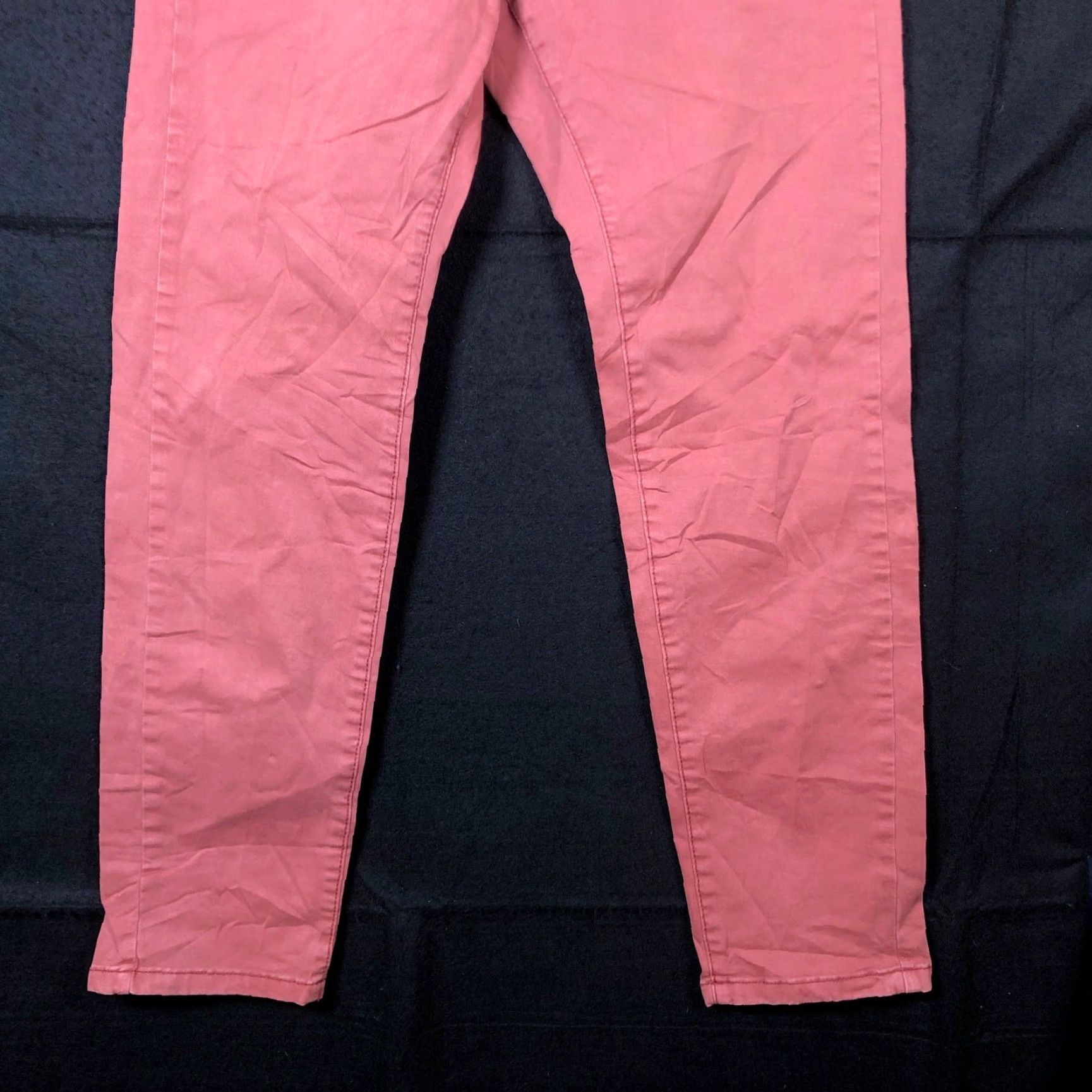 Vintage VINTAGE Pilcro Womens Pants Blush Mid Rise Slim Straight Cotton Blend Stretch 27 Size 30" / US 8 / IT 44 - 3 Thumbnail