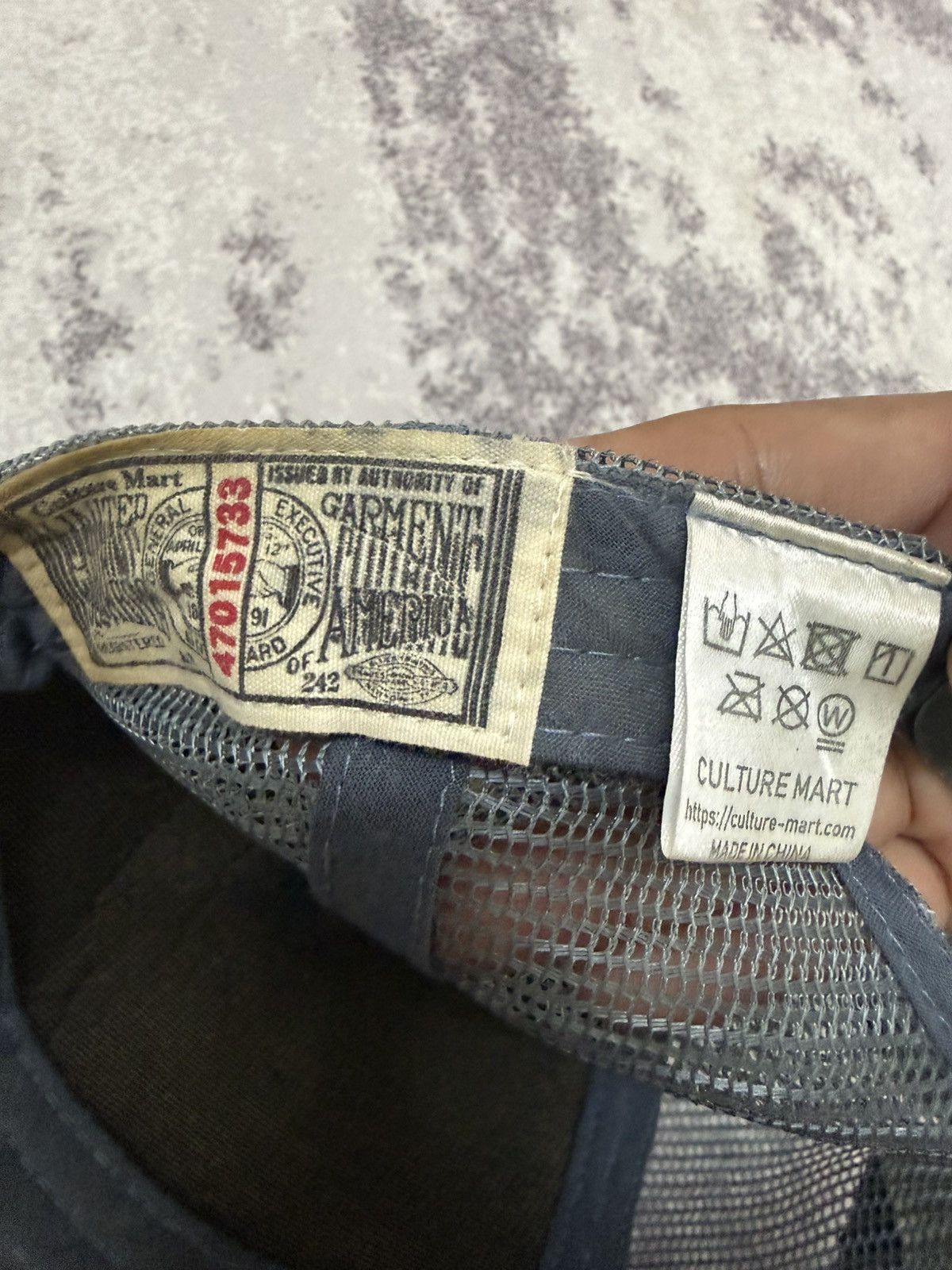 Garment Reproduction of Workers UNITED WORKERS GARMENTS AMERICAN CMT TRUCKER SNAPBACK CAP Size ONE SIZE - 9 Thumbnail