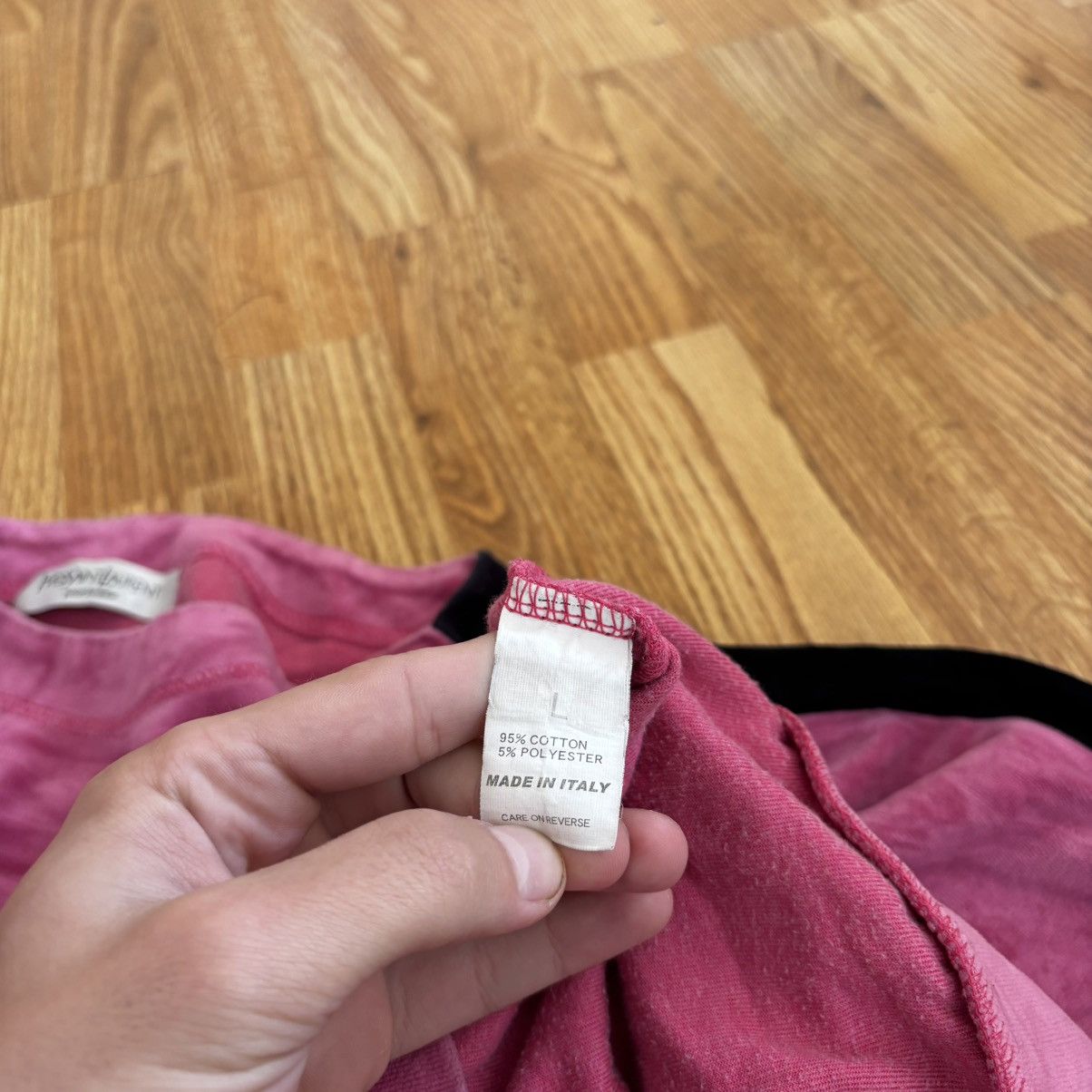 Yves Saint Laurent Yves Saint Laurent Pink Velour Bling Tracksuit Sweatshirt Size S / US 4 / IT 40 - 6 Thumbnail