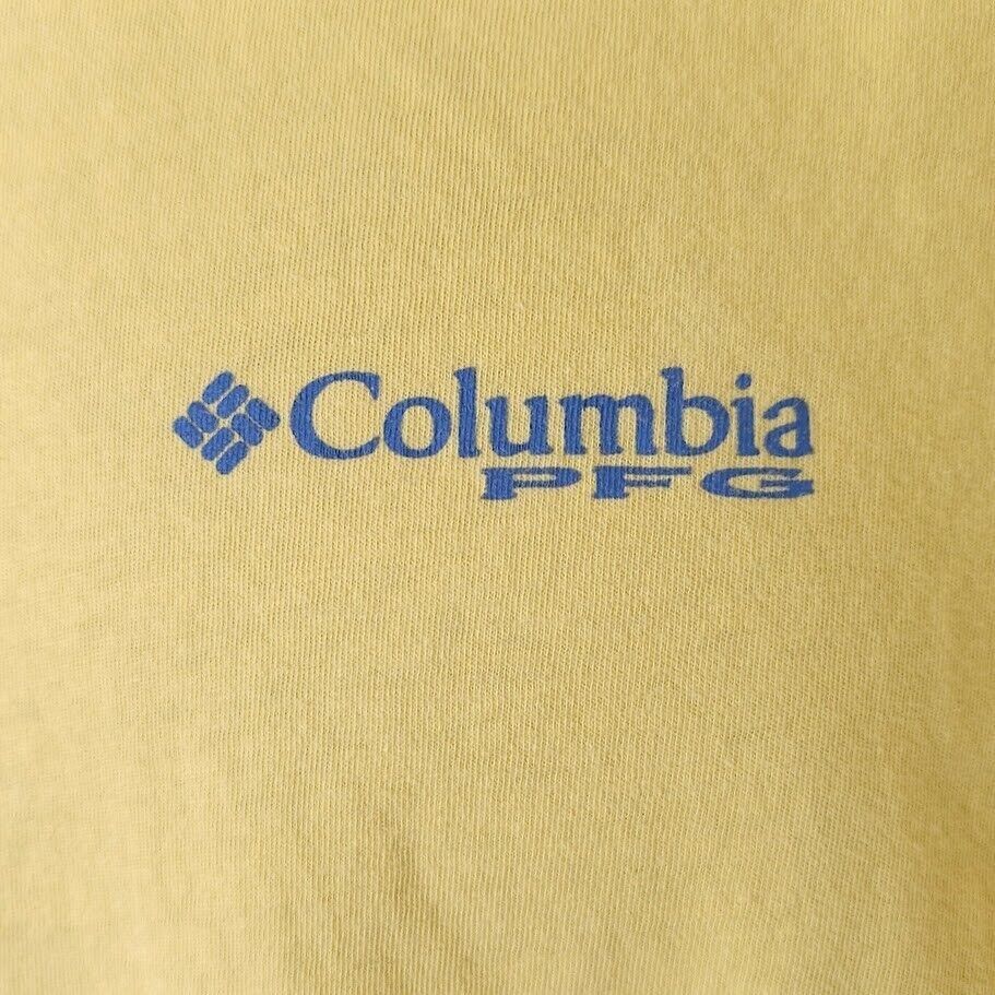 Columbia Columbia PFG T Shirt Mens Size Large Yellow Performance Fish Size US L / EU 52-54 / 3 - 3 Thumbnail