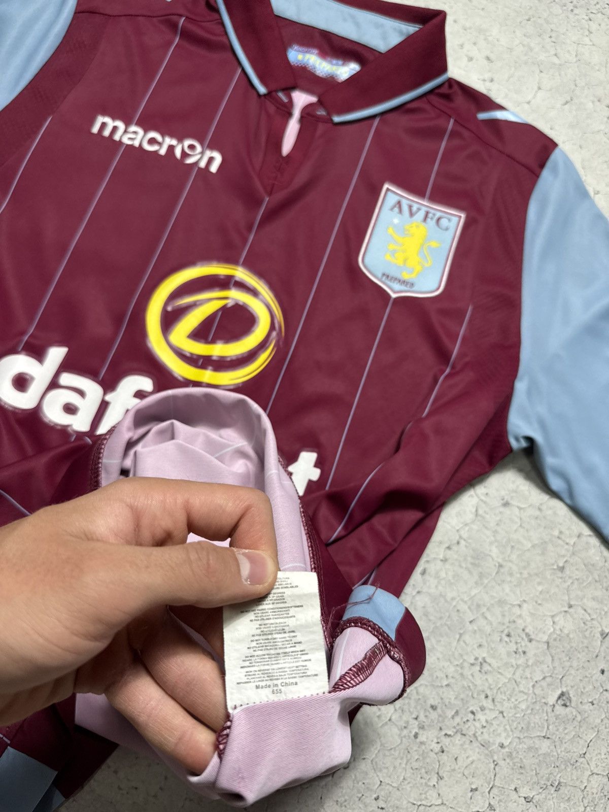 Macron Macron FC West Ham United 2014/2015 Vintage Soccer Jersey Size US M / EU 48-50 / 2 - 8 Thumbnail