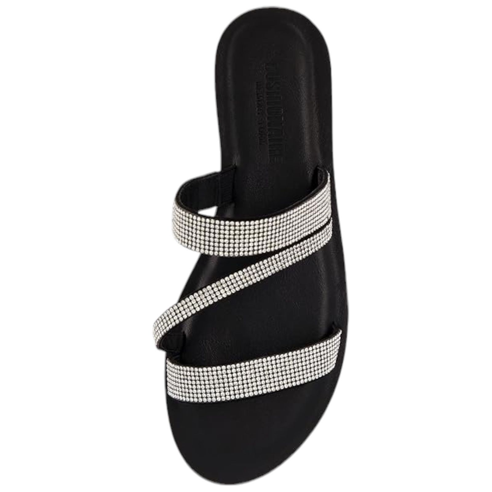 Other CUSHIONAIRE Vienna Rhinestone slide sandal +Memory Foam size Size US 9.5 / IT 39.5 - 5 Thumbnail