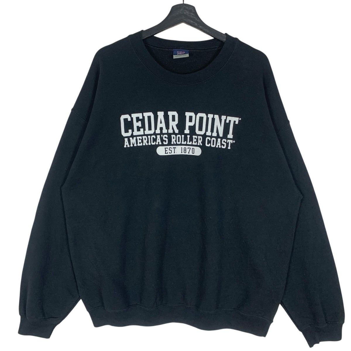 Japanese Brand × Vintage Vintage Mv SportWear Cedar Point Streetwear Sweatshirt Size US XL / EU 56 / 4 - 2 Thumbnail