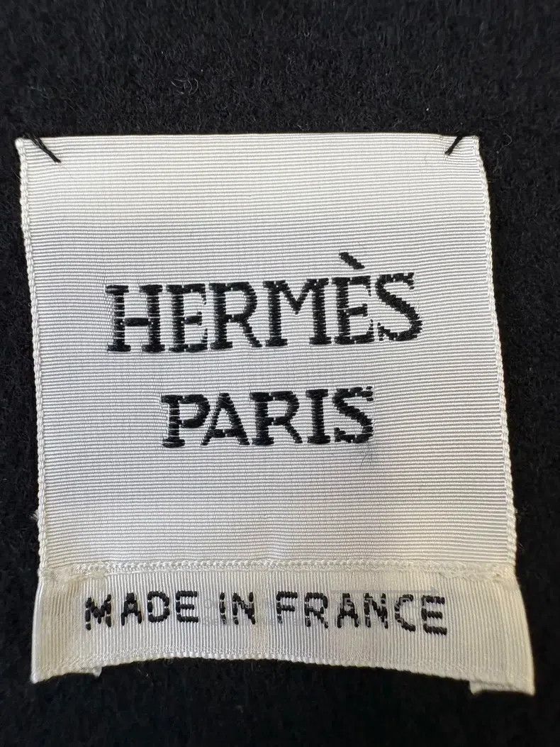 Hermes Hermes Black cashmere hooded long-sleeve coat 100% cashmer Size XS / US 0-2 / IT 36-38 - 5 Thumbnail