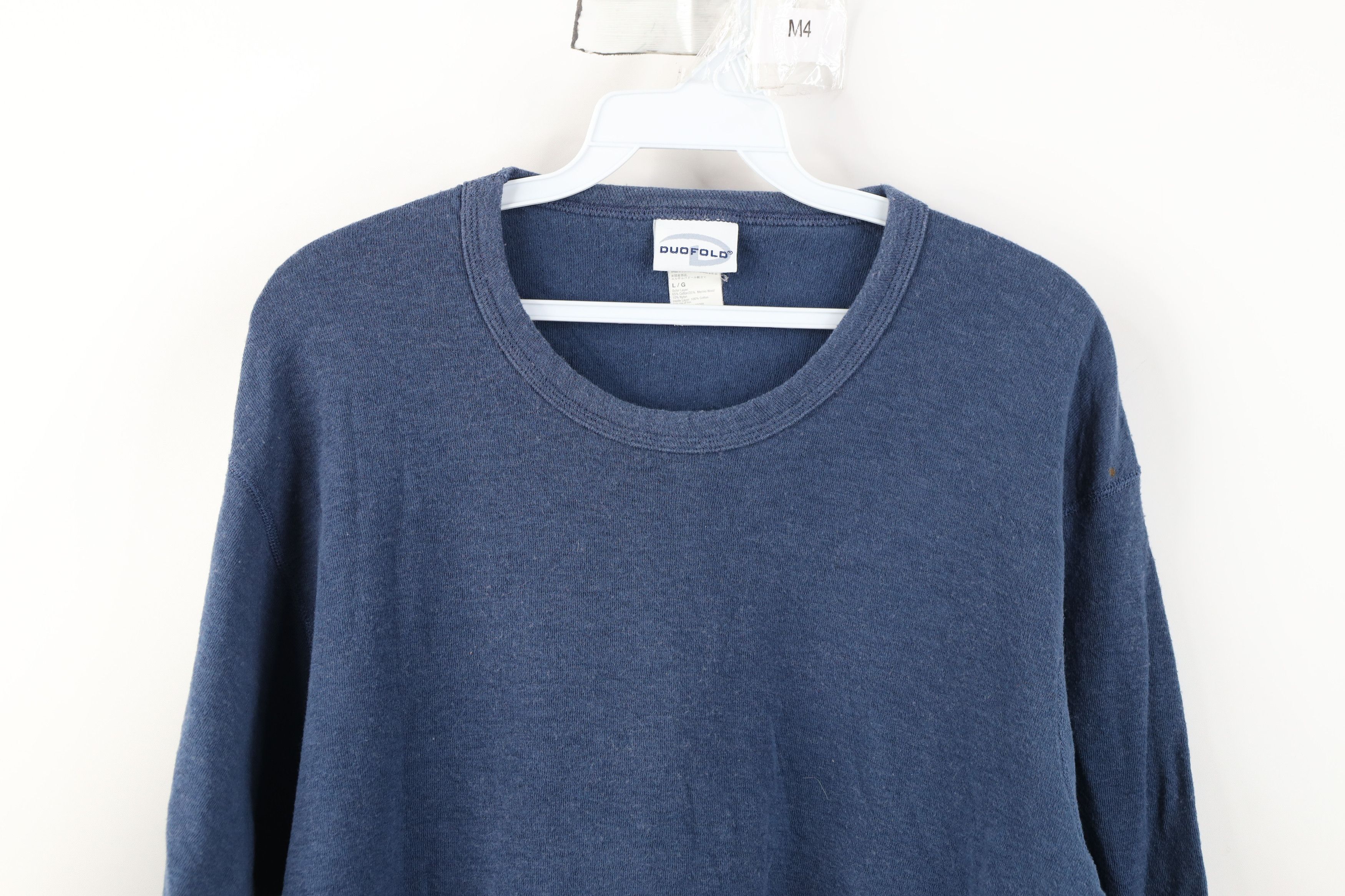 Vintage Vintage 90s Streetwear Wall Wool Blend Knit Thermal T-Shirt Size US L / EU 52-54 / 3 - 2 Thumbnail