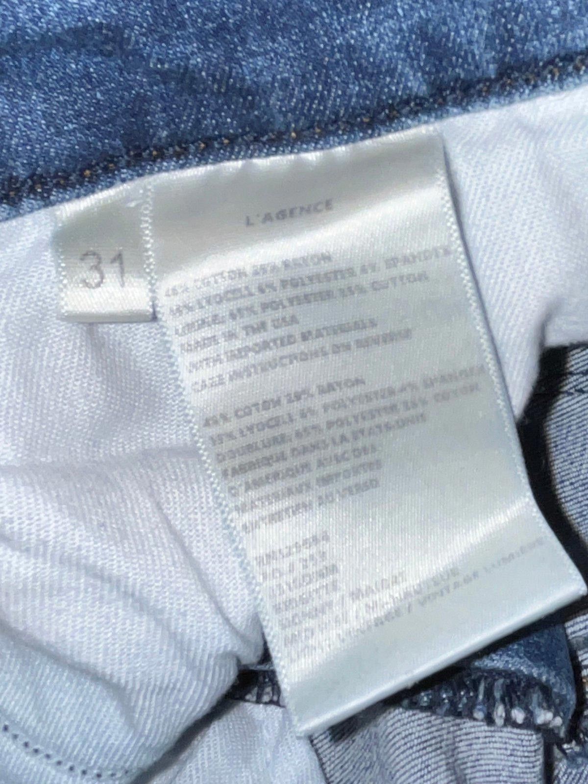 Designer L'agence Womens Jeans size 31 skinny Size 31" - 7 Thumbnail