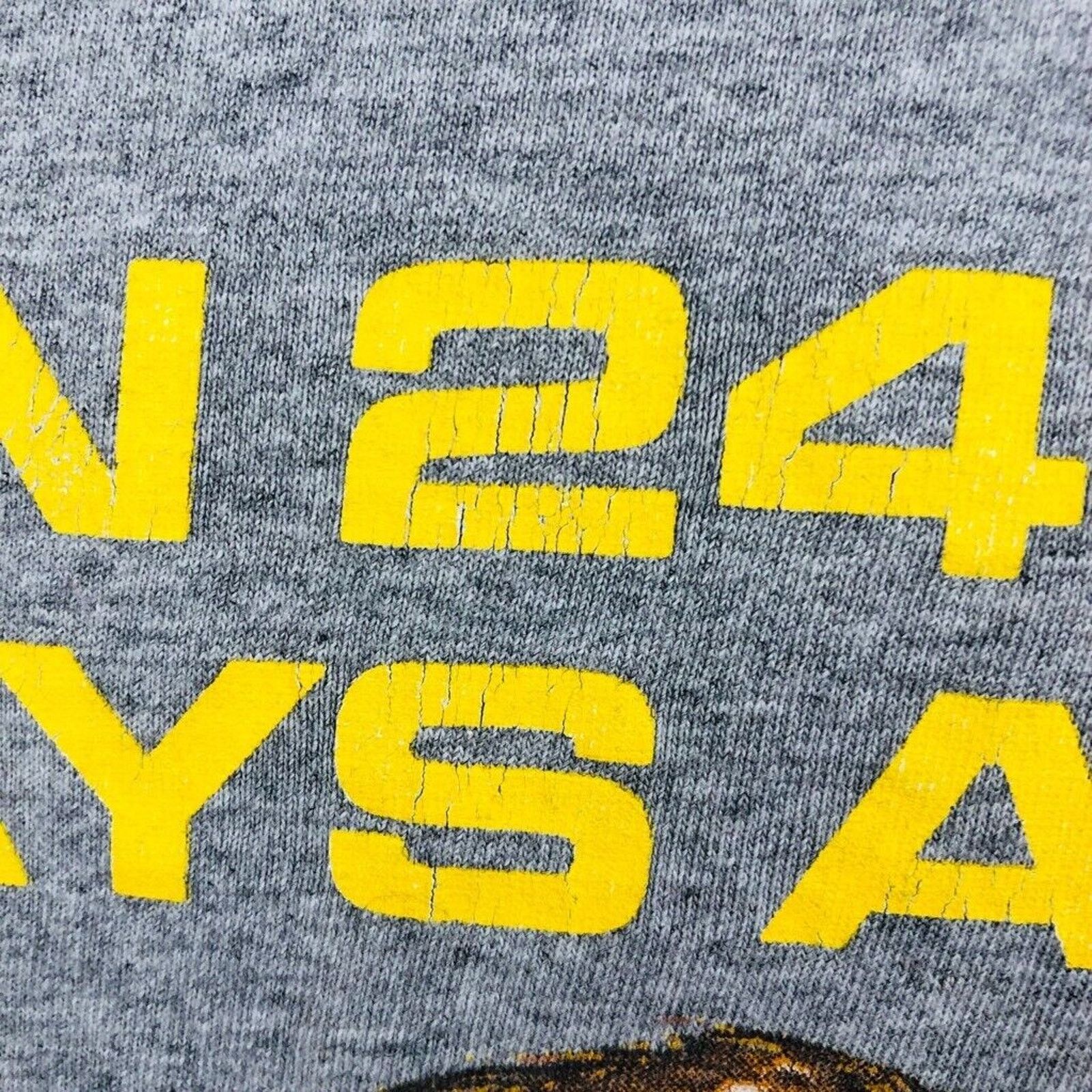 Delta Open 24 Hours Bank Of Dad Vintage T Shirt Gray Heathered XL Size US XL / EU 56 / 4 - 6 Thumbnail