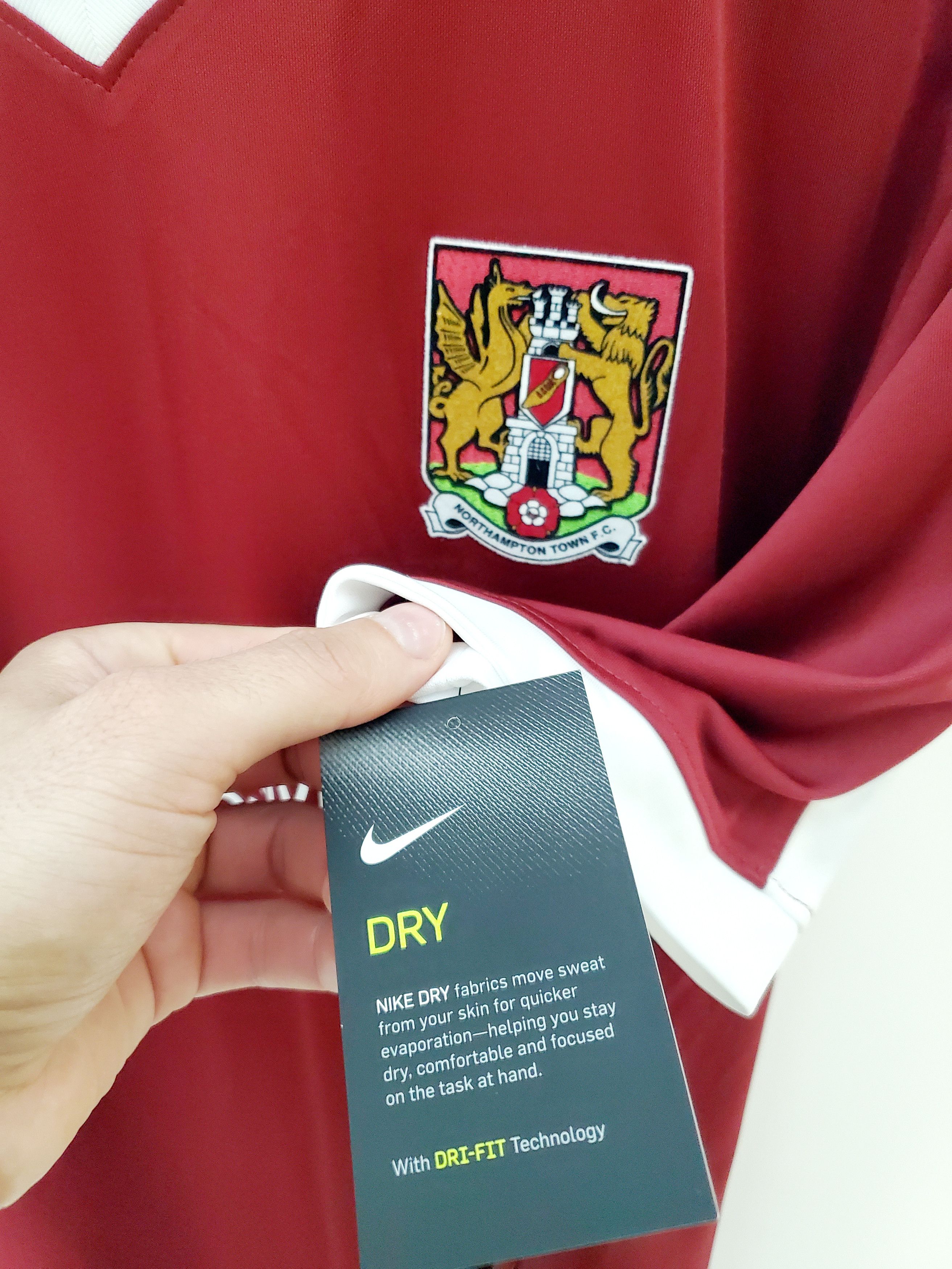 Nike Northampton Town FC home 2016-2017 nike soccer jersey 3 Xl Size US XXL / EU 58 / 5 - 3 Thumbnail