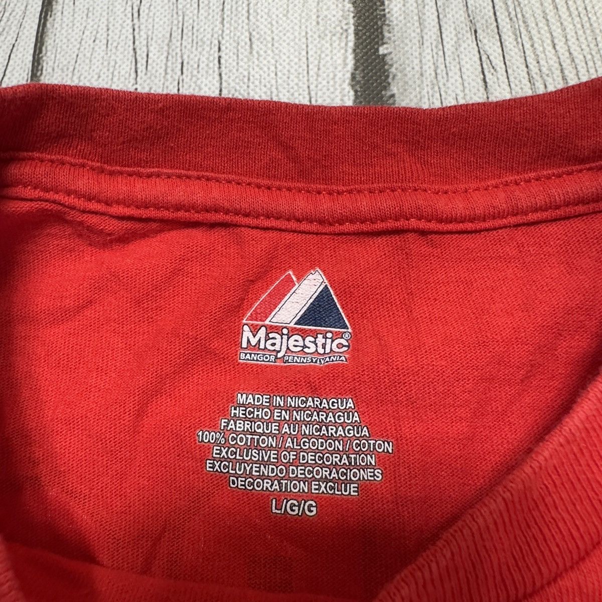 MLB × Majestic Boston Red Sox tee Size US L / EU 52-54 / 3 - 4 Thumbnail