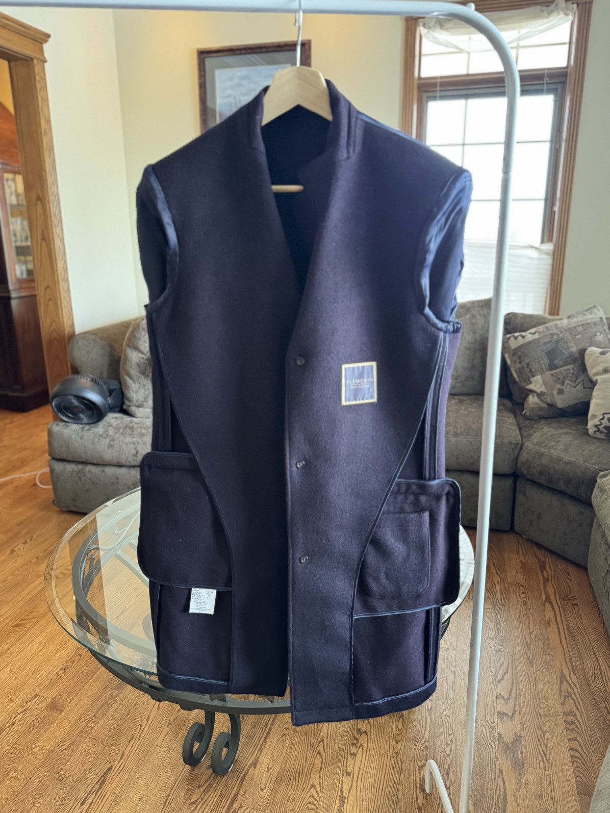 Jack Victor Jack Victor Deep Purple Wool Overcoat Size US S / EU 44-46 / 1 - 3 Thumbnail