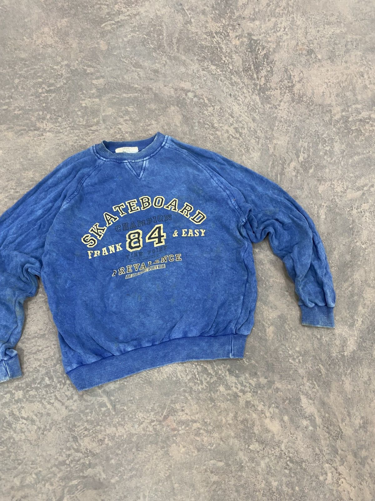 Vintage 1980s -Vintage Skateboard Dirty Sweatshirt Size US M / EU 48-50 / 2 - 2 Thumbnail