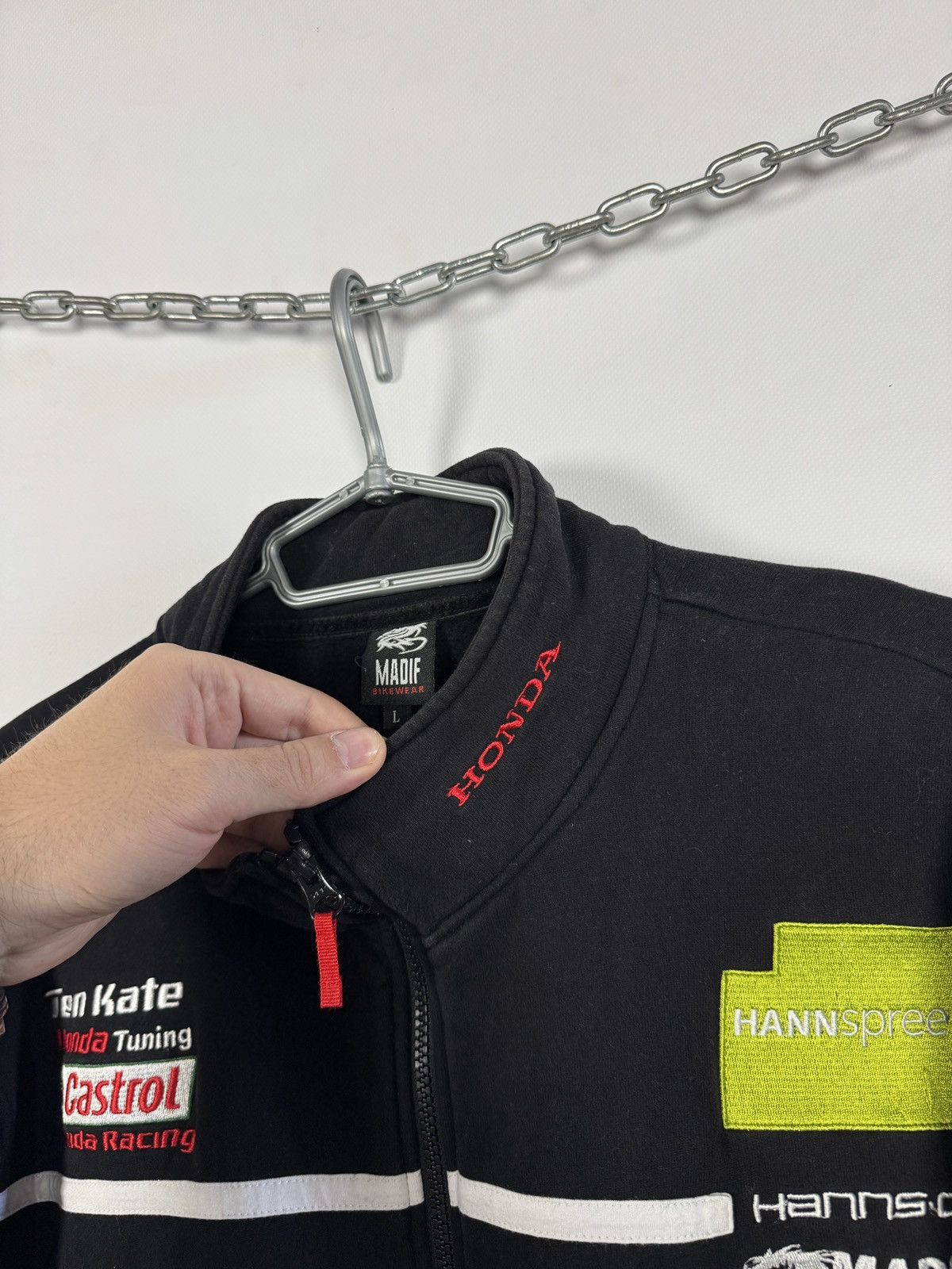 Honda Honda Racing Full Zip Jacket Madif Bikewear Castrol Size L Size US L / EU 52-54 / 3 - 6 Thumbnail