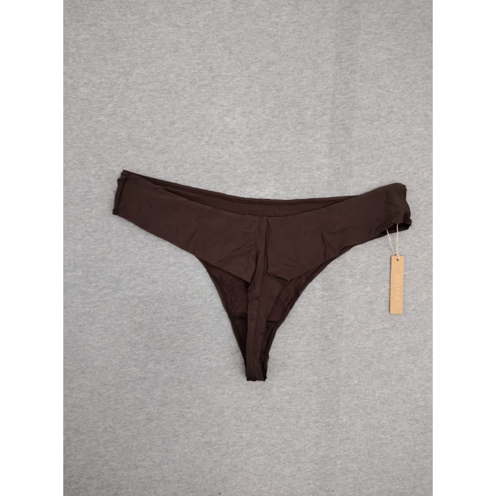 SKIMS SKIMS Panties Thong Women's Body Espresso 3X Plus Size Feminine Opaque Lightweight Stretch | 3X | PN-THG-2867 Size ONE SIZE - 2 Thumbnail