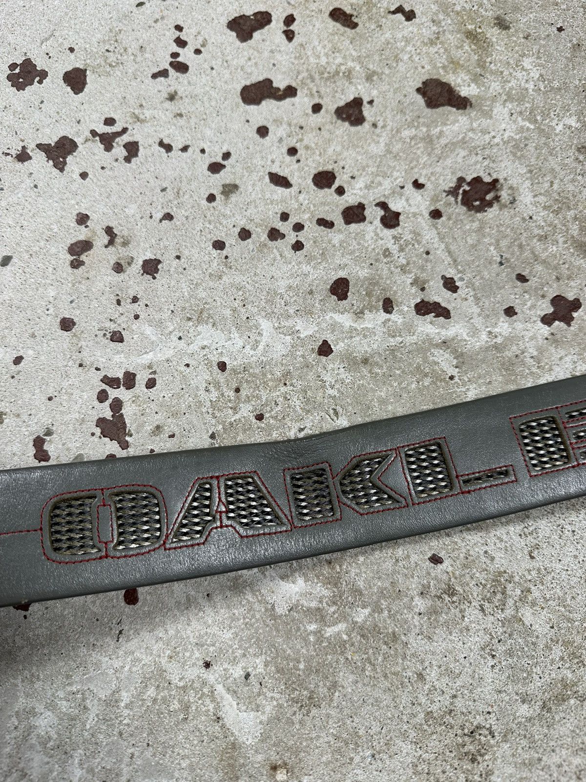Oakley ‼️ Vintage 90s Oakley Grey Belt Spell Out Buckle Size ONE SIZE - 8 Thumbnail