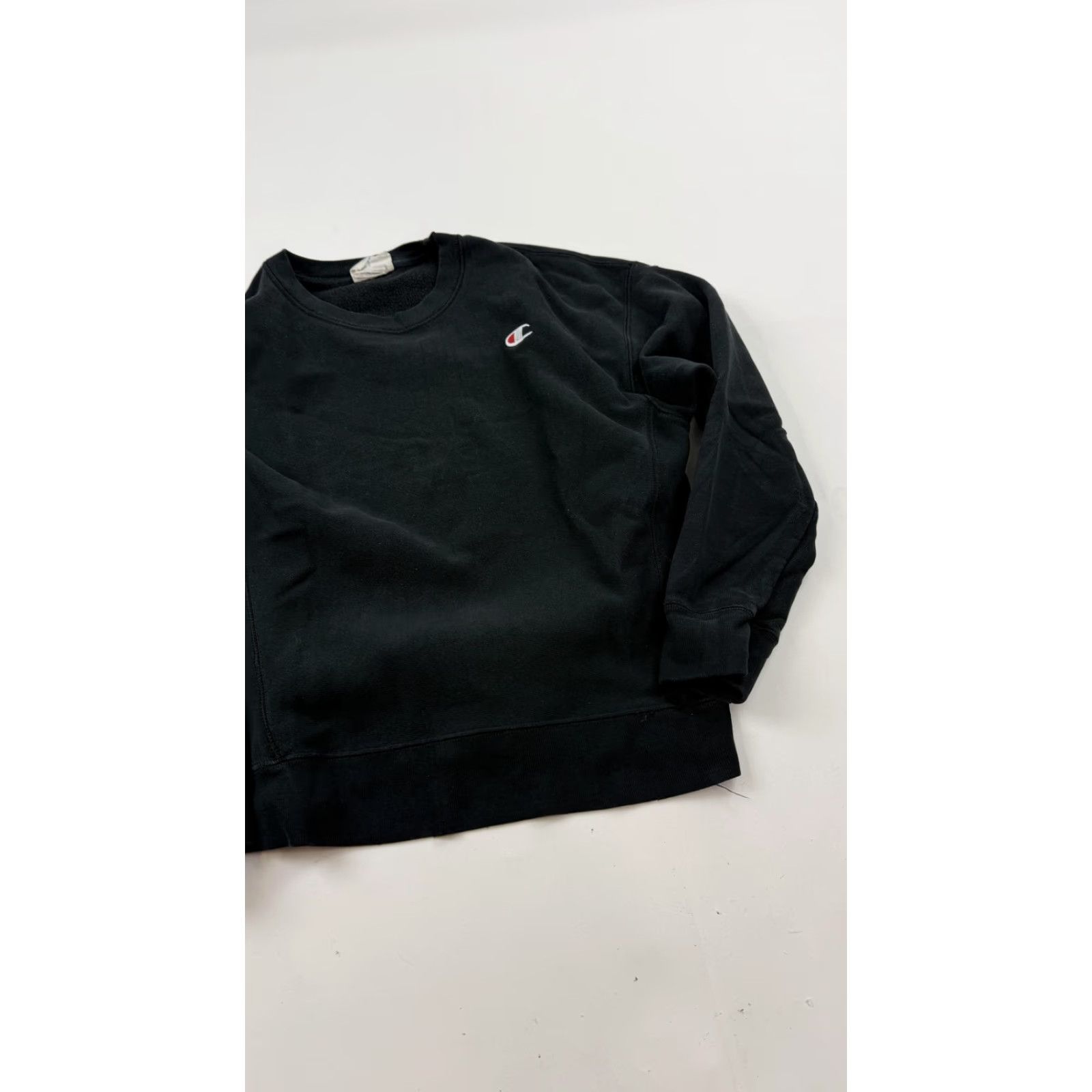 Champion Champion Reverse Weave Sweatshirt Mens Medium Black Crewneck Pullover C Logo Size US M / EU 48-50 / 2 - 2 Thumbnail