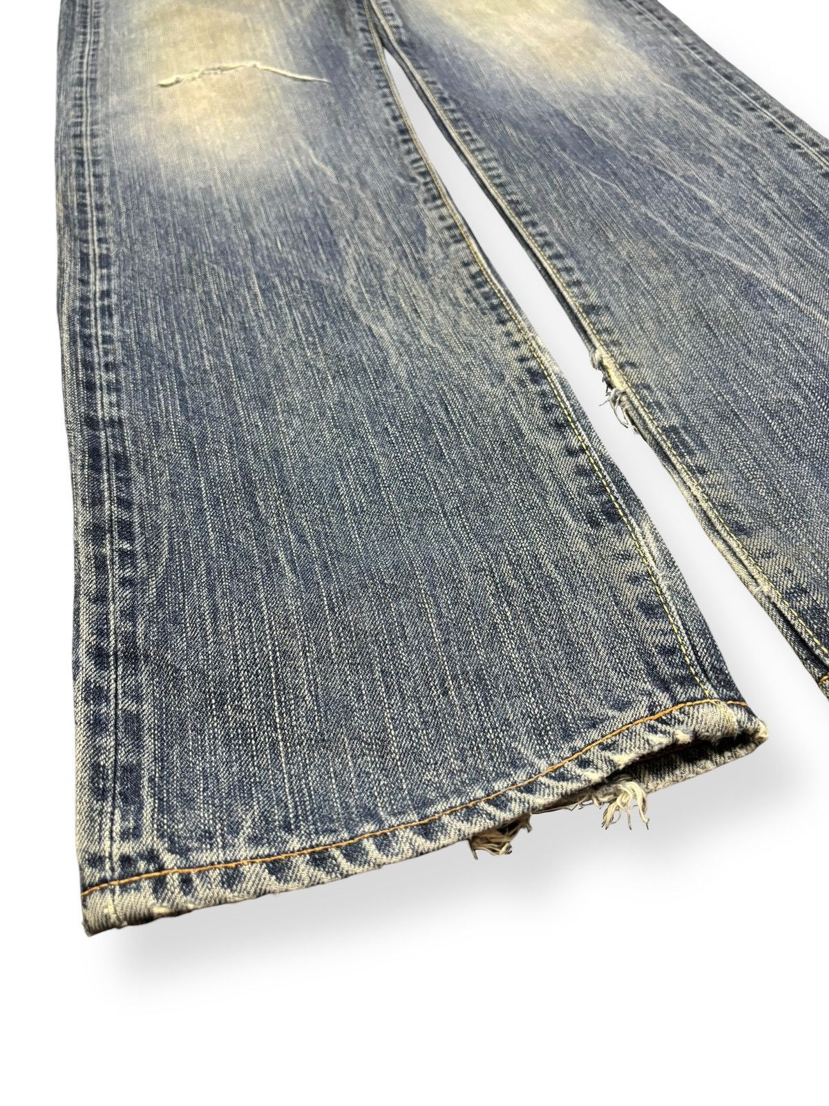 Edwin Vintage Edwin 505axx Selvedge Straight Leg Distressed Jeans Size US 32 / EU 48 - 9 Thumbnail