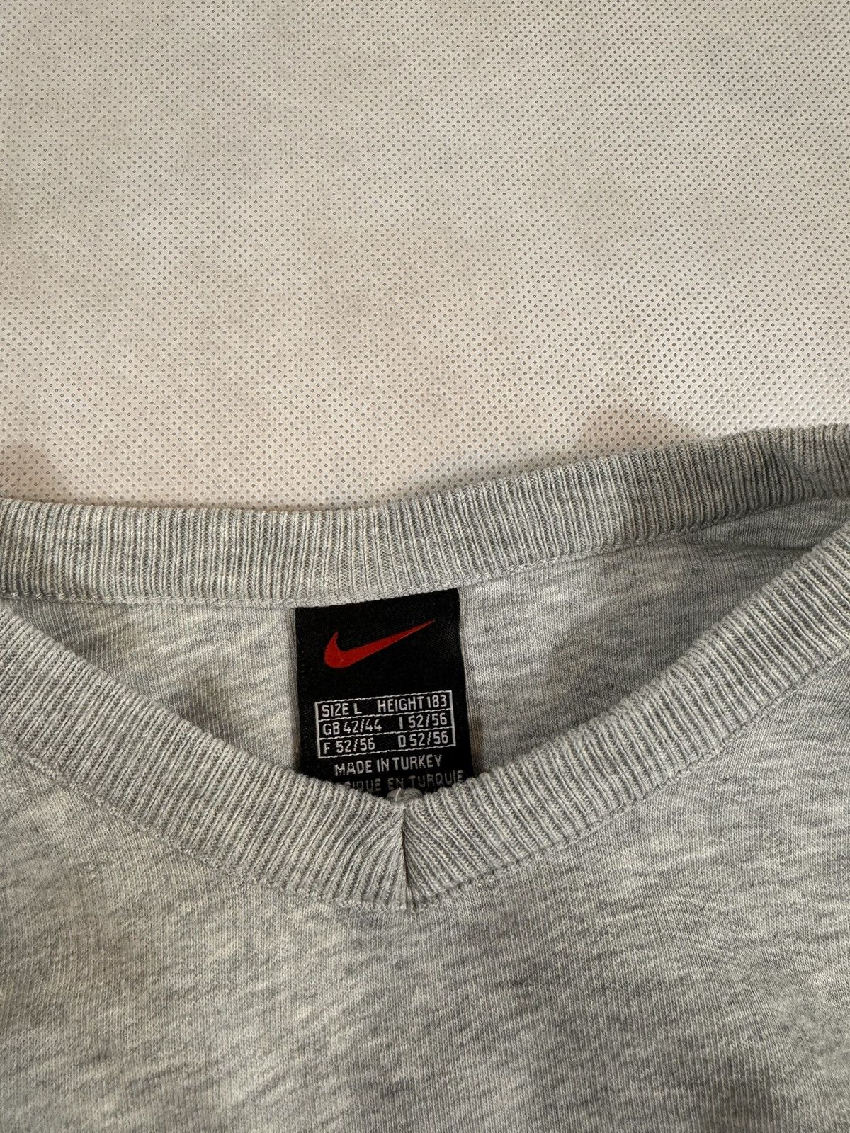 Nike × Vintage NIKE ATHLETIC VINTAGE CENTER LOGO OVERSIZE BOXY SWEATSHIRT Size US L / EU 52-54 / 3 - 5 Thumbnail