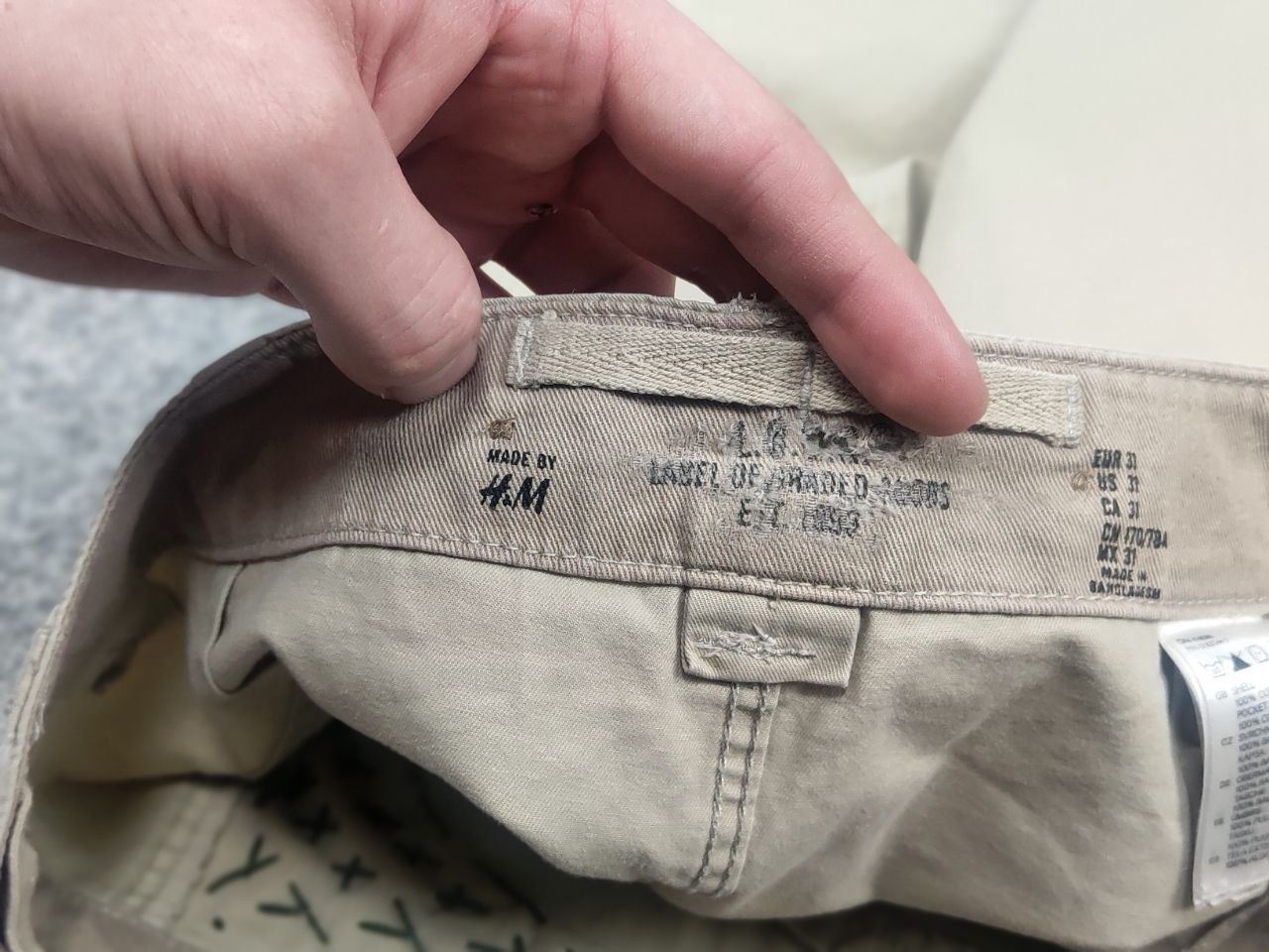 Japanese Brand Vintage Military Japan Kapital l.g.b. bermuda cargo Shorts Size US 31 - 11 Thumbnail