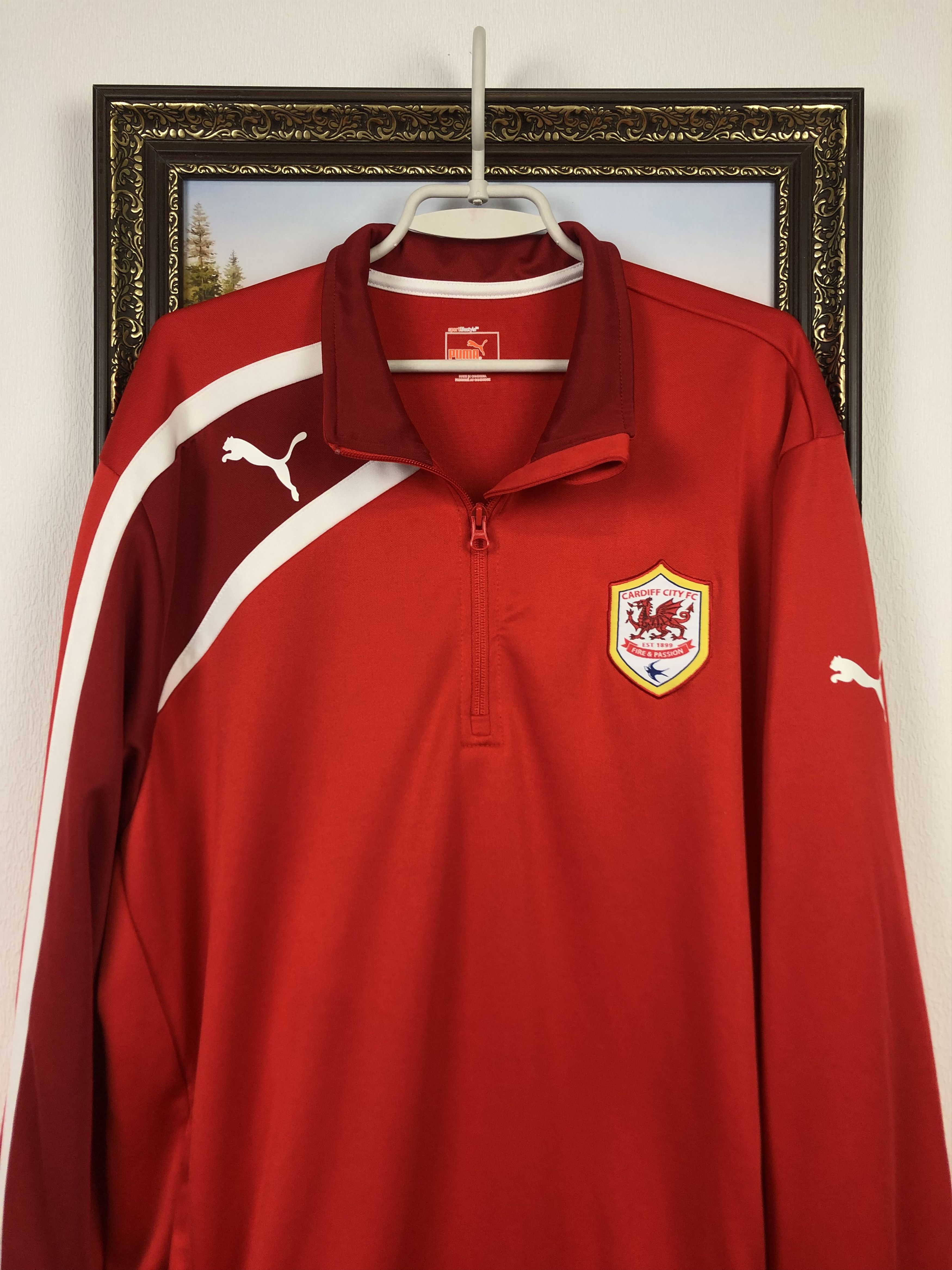 Other Cardiff City Football Jacket Sweatshirt Track Top Rare Size US XL / EU 56 / 4 - 2 Thumbnail