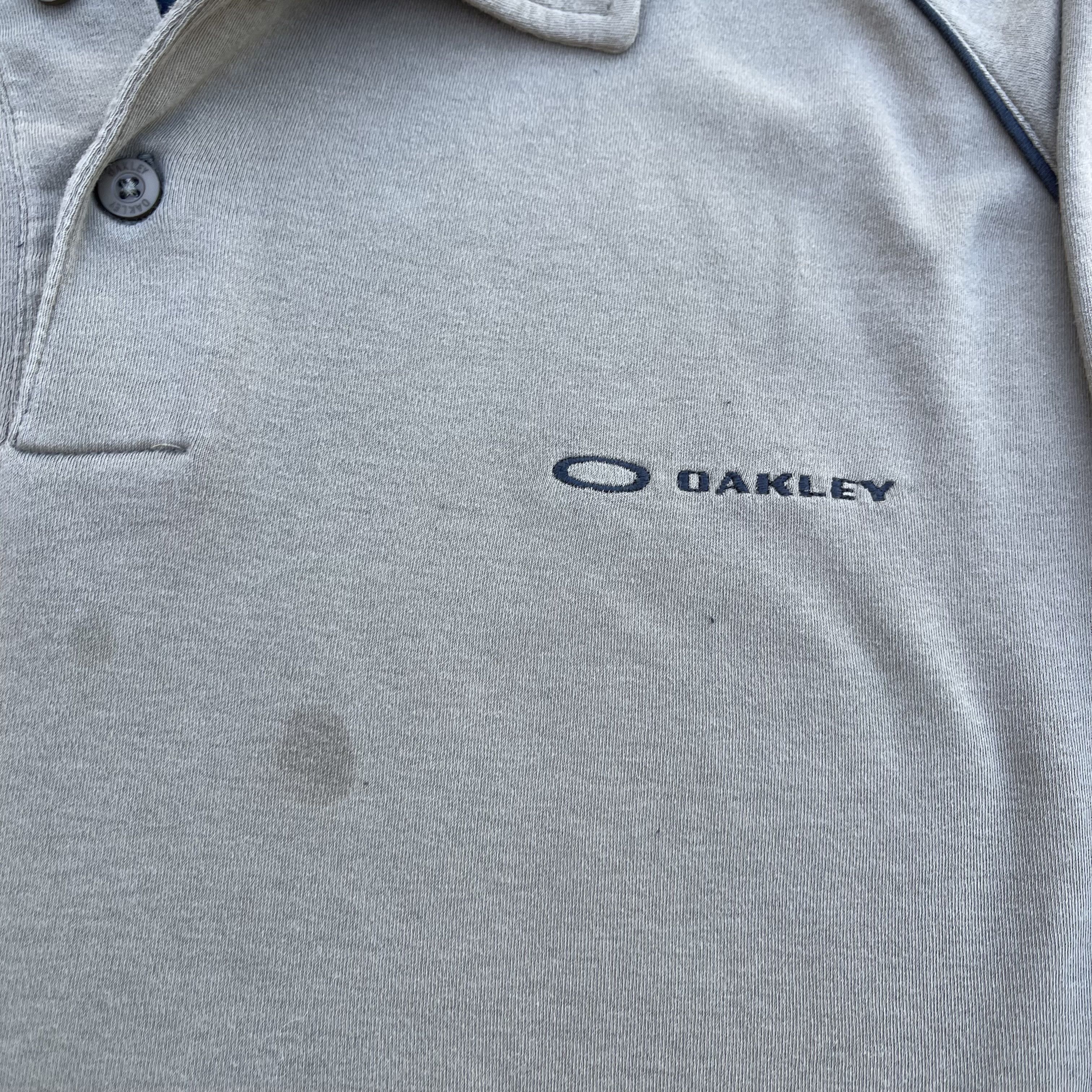 Oakley Vintage Oakley Longsleeve Polo Shirt Size US XL / EU 56 / 4 - 3 Thumbnail