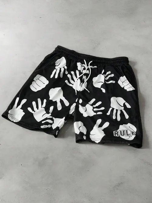 Jean × Vintage Graphic Y2K shorts DRIP Trap Size US 36 / EU 52 - 2 Thumbnail