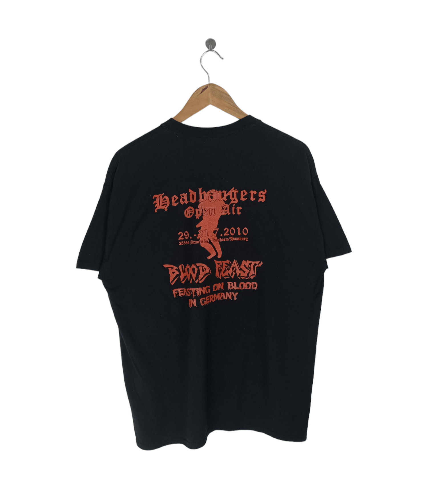 Band Tees VINTAGE 2010 BLOOD FEAST GERMANY METAL TOUR TEE Size US L / EU 52-54 / 3 - 2 Thumbnail