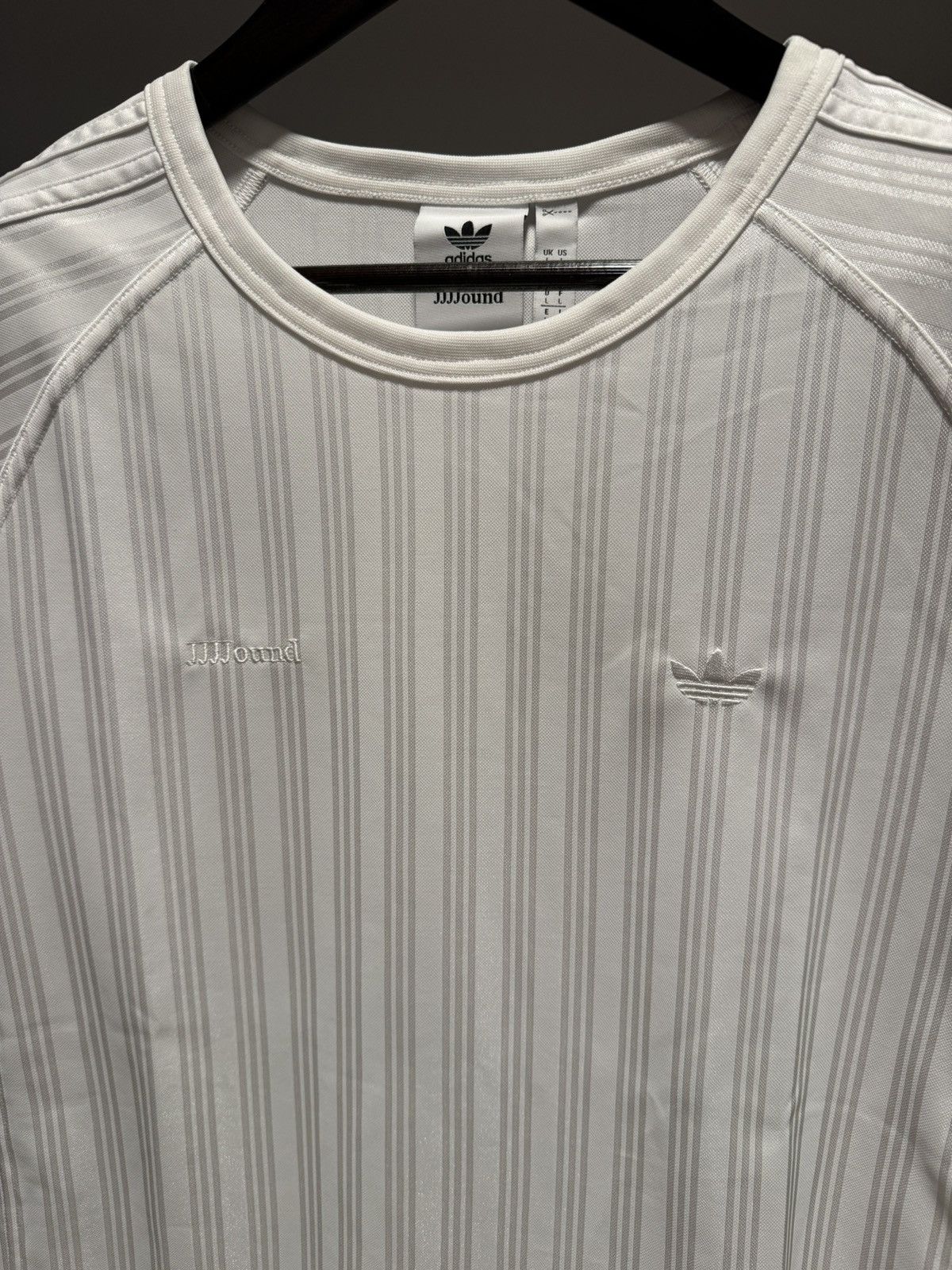 adidas | JJJJound Soccer Jersey 新品 4XL Adidas JJJJound Football Soccer Knit Jersey Men's sz S White