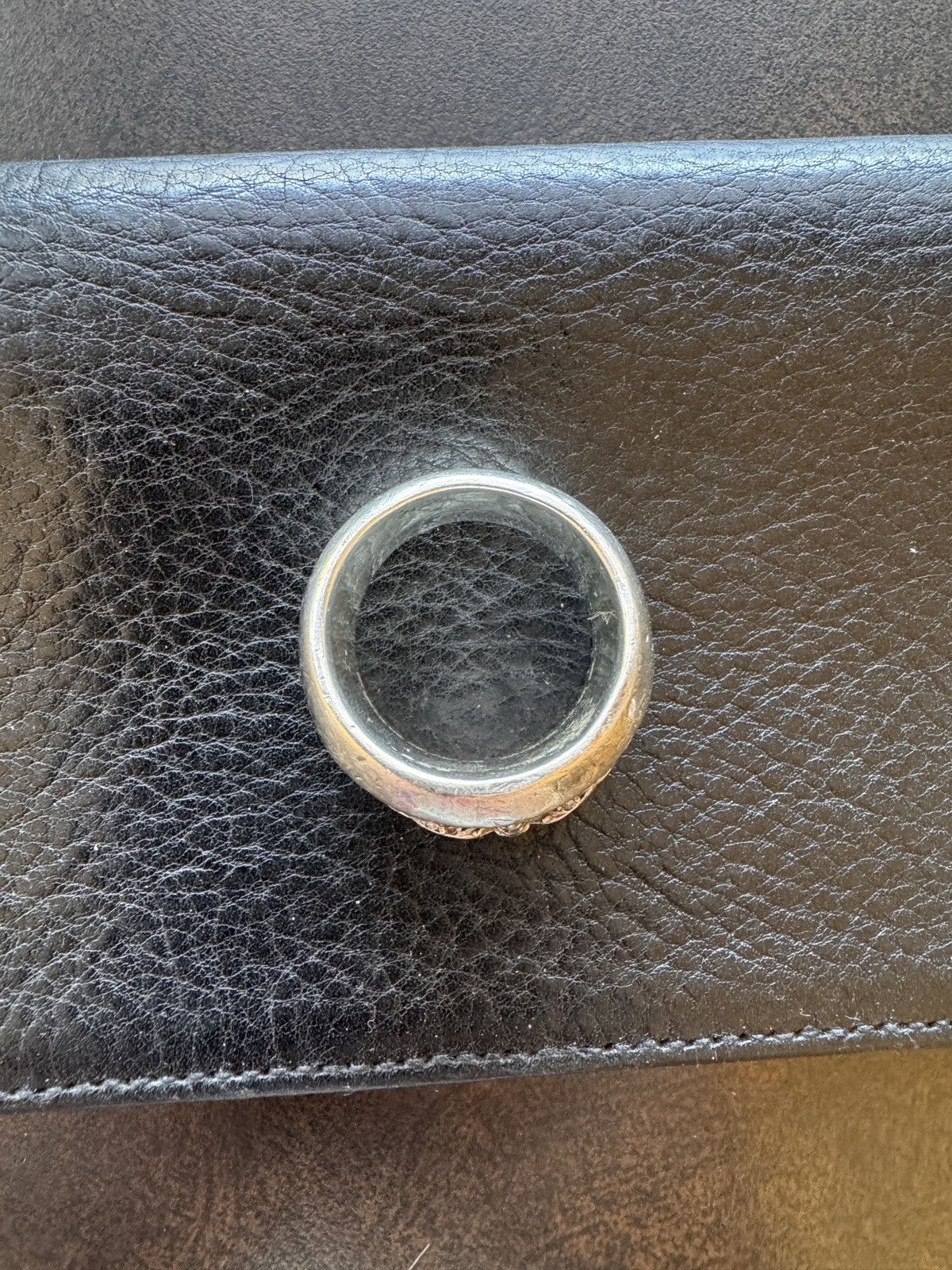 Chrome Hearts Chrome Hearts large ring with center diamond + Size ONE SIZE - 8 Thumbnail