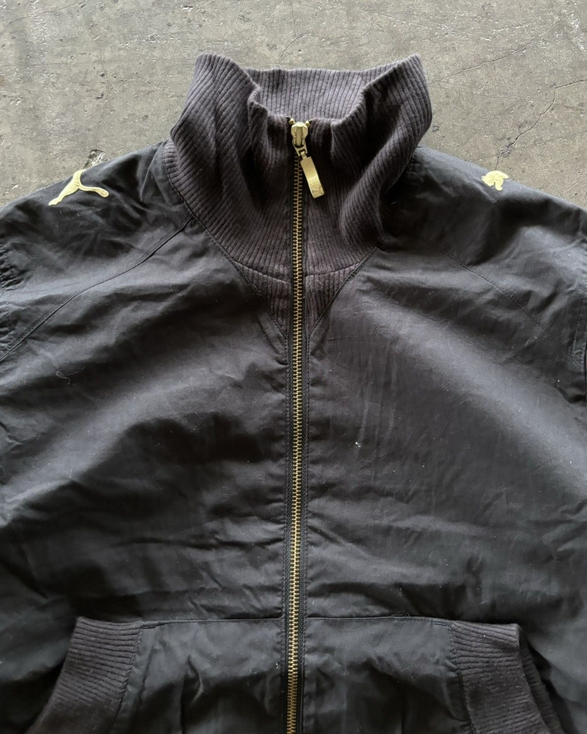 Japanese Brand SAMPLE Puma x Neil Barrett Faded Black Tracktop Jacket Size US S / EU 44-46 / 1 - 4 Thumbnail