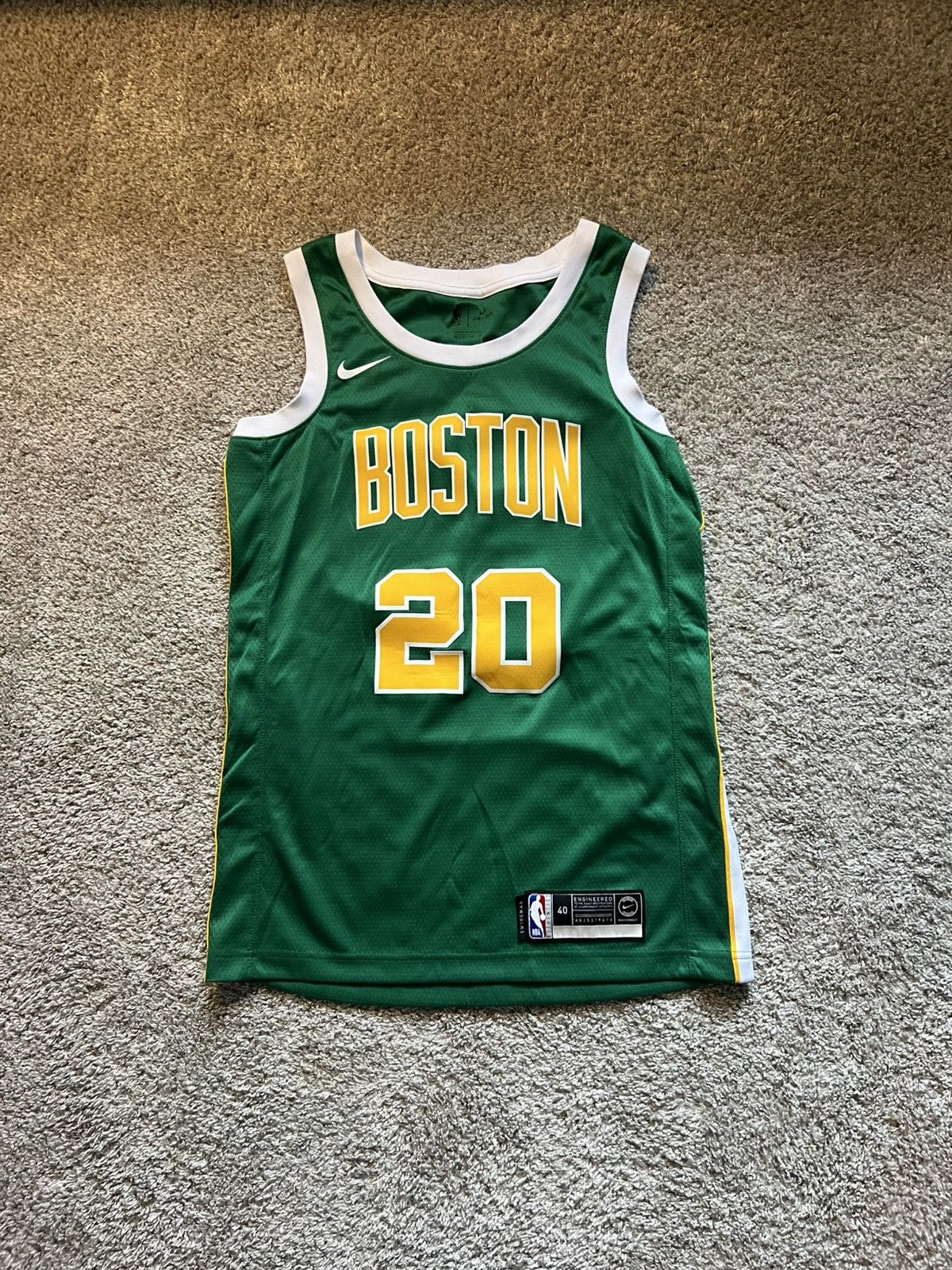 NBA Celtics’ Gordon Hayward 2018-2019 Earned Edition Jersey Size US XS / EU 42 / 0 - 1 Thumbnail