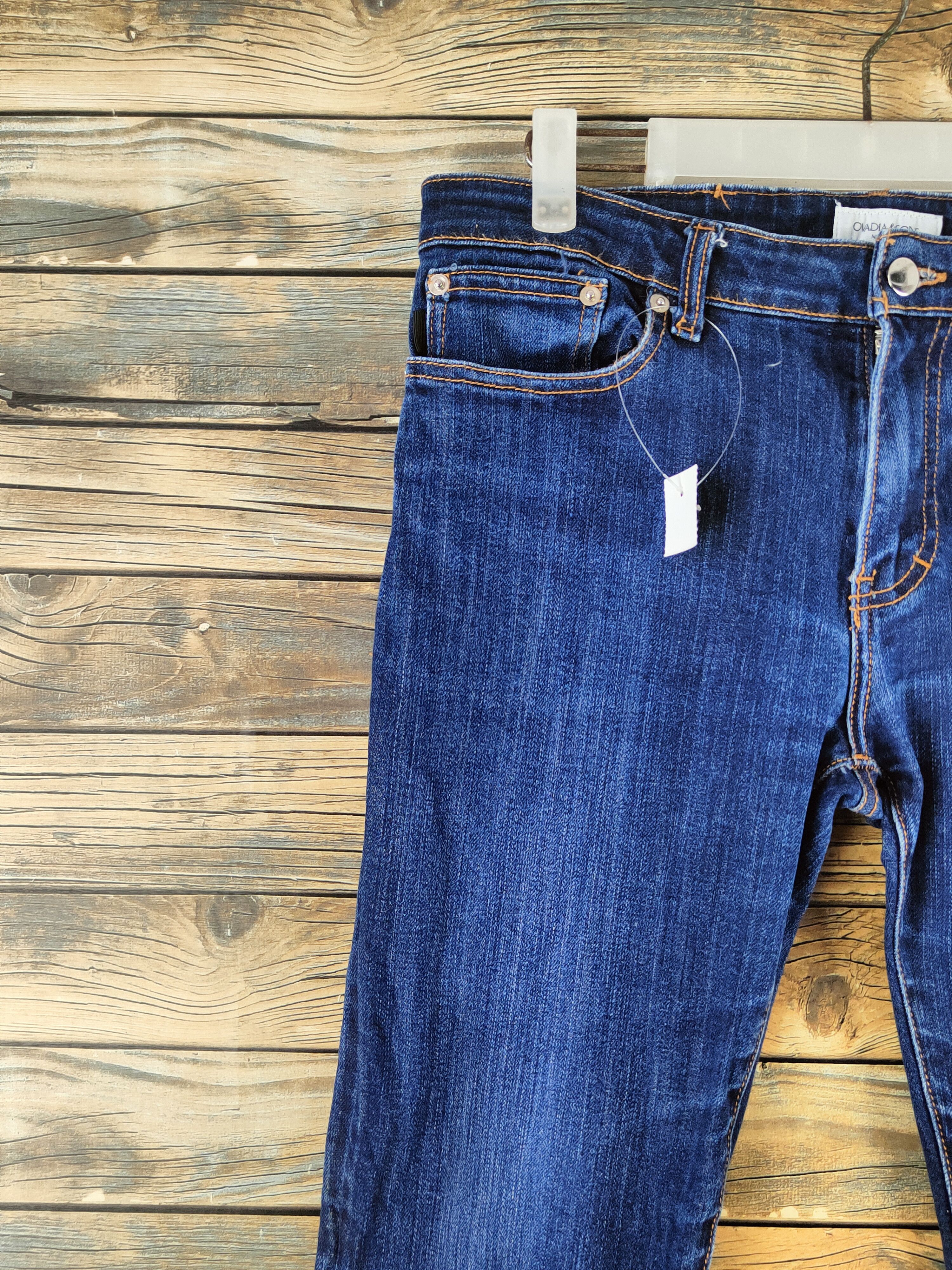 Ovadia & Sons Ovadia & Sons Blue Distressed Ripped Jeans #S2913 Size US 31 - 3 Thumbnail