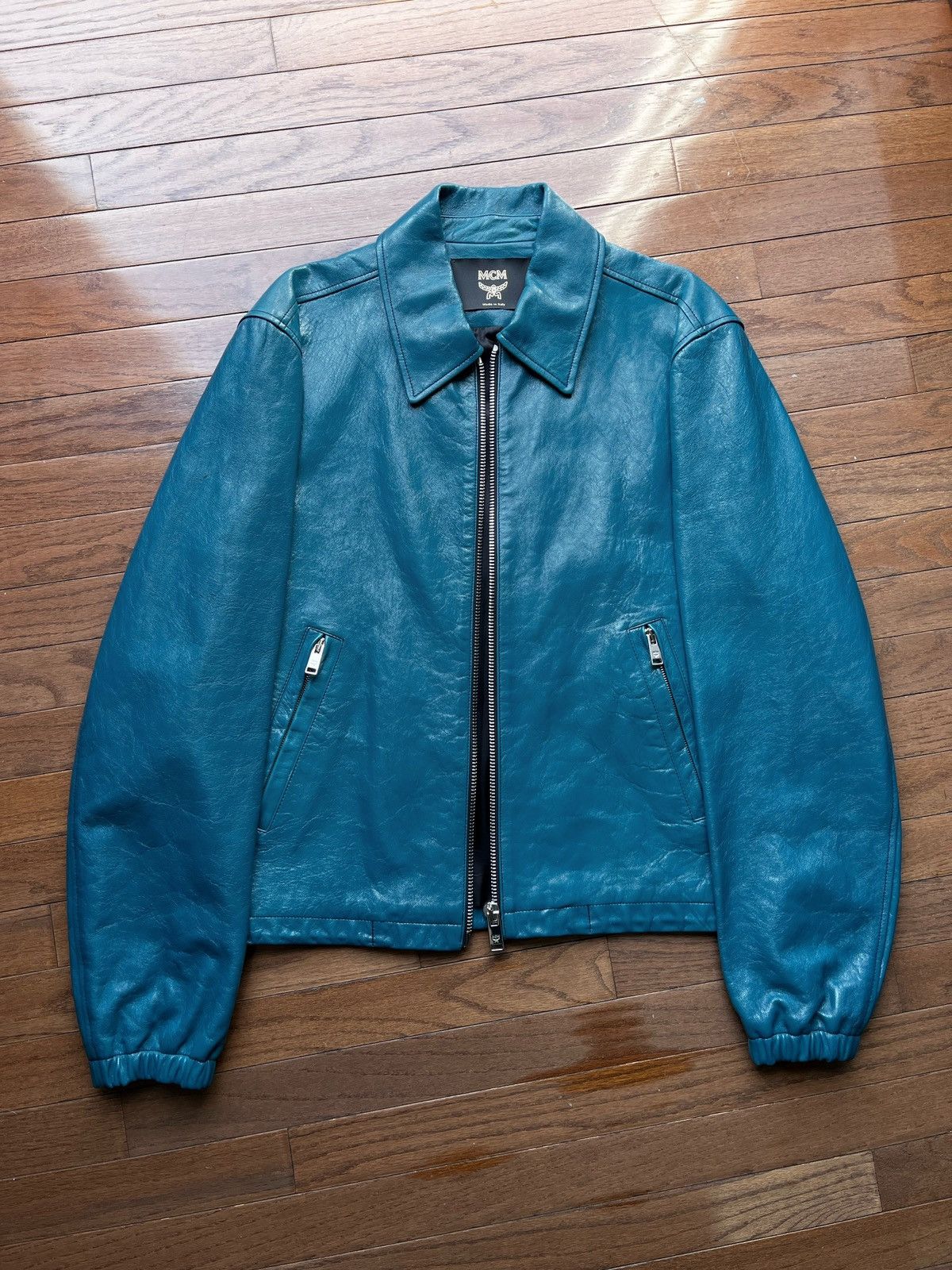 MCM CAMPAIGN SAMPLE 🧊 SS20 Vinyl zip jacket Size US L / EU 52-54 / 3 - 2 Thumbnail