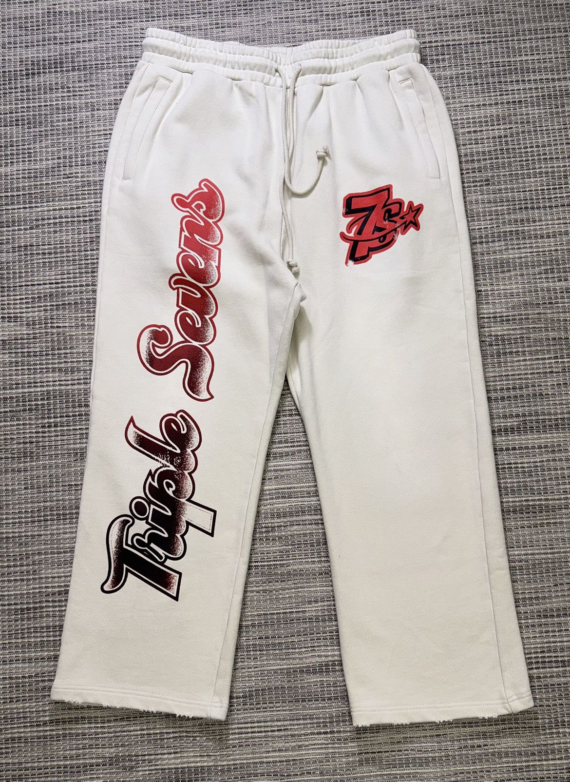 Triple Sevens White Allstar Football Sweats