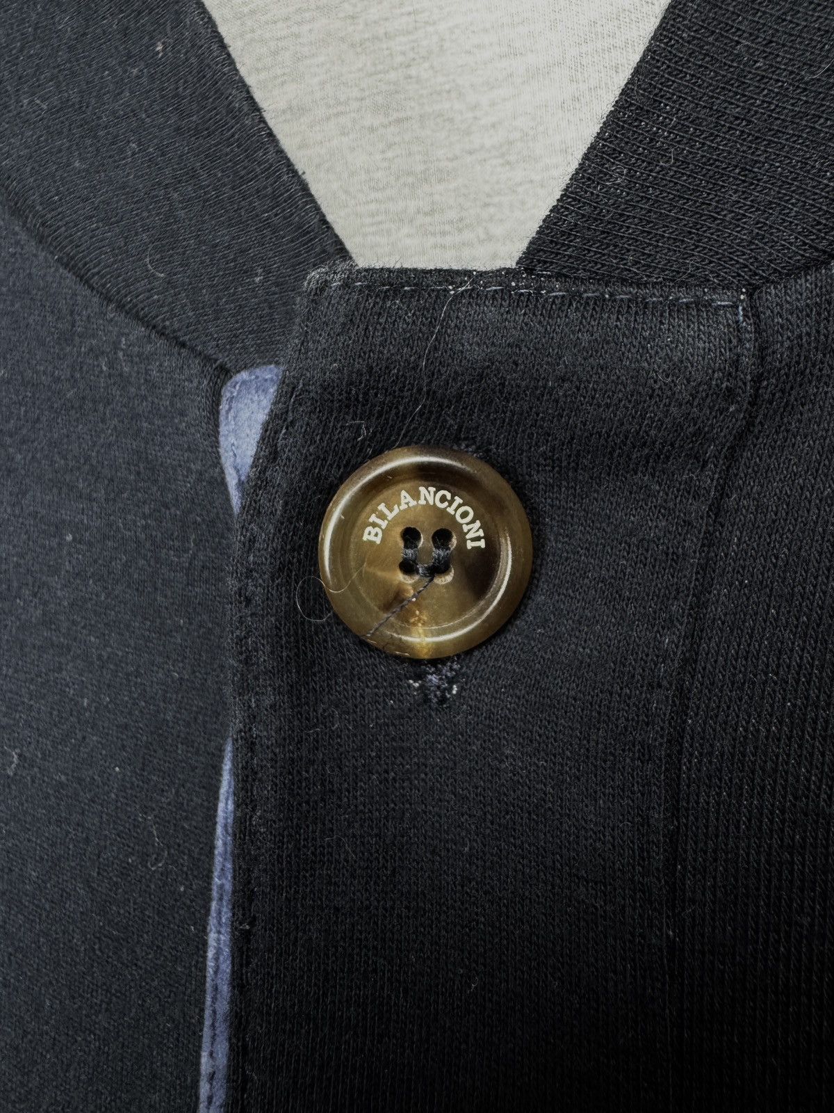 Other Umberto Bilancioni navy blue silk cotton lux bomber jacket Size US L / EU 52-54 / 3 - 5 Thumbnail