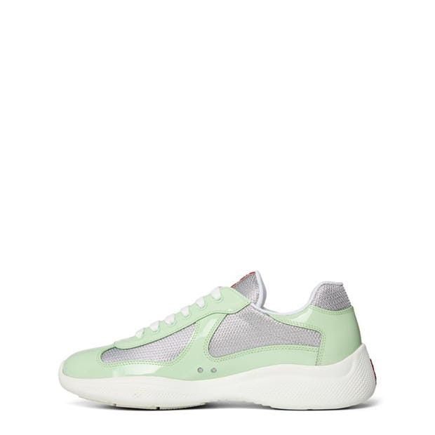 Prada Men'S Americas Cup Leather Prada Trainers Size US 10 / EU 43 - 2 Thumbnail