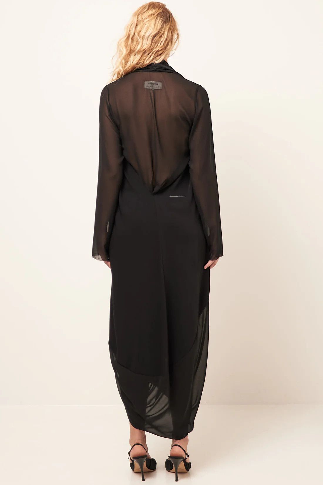 Maison Margiela oc11z0925 Maxi Dress in Black Size M / US 6-8 / IT 42-44 - 7 Thumbnail