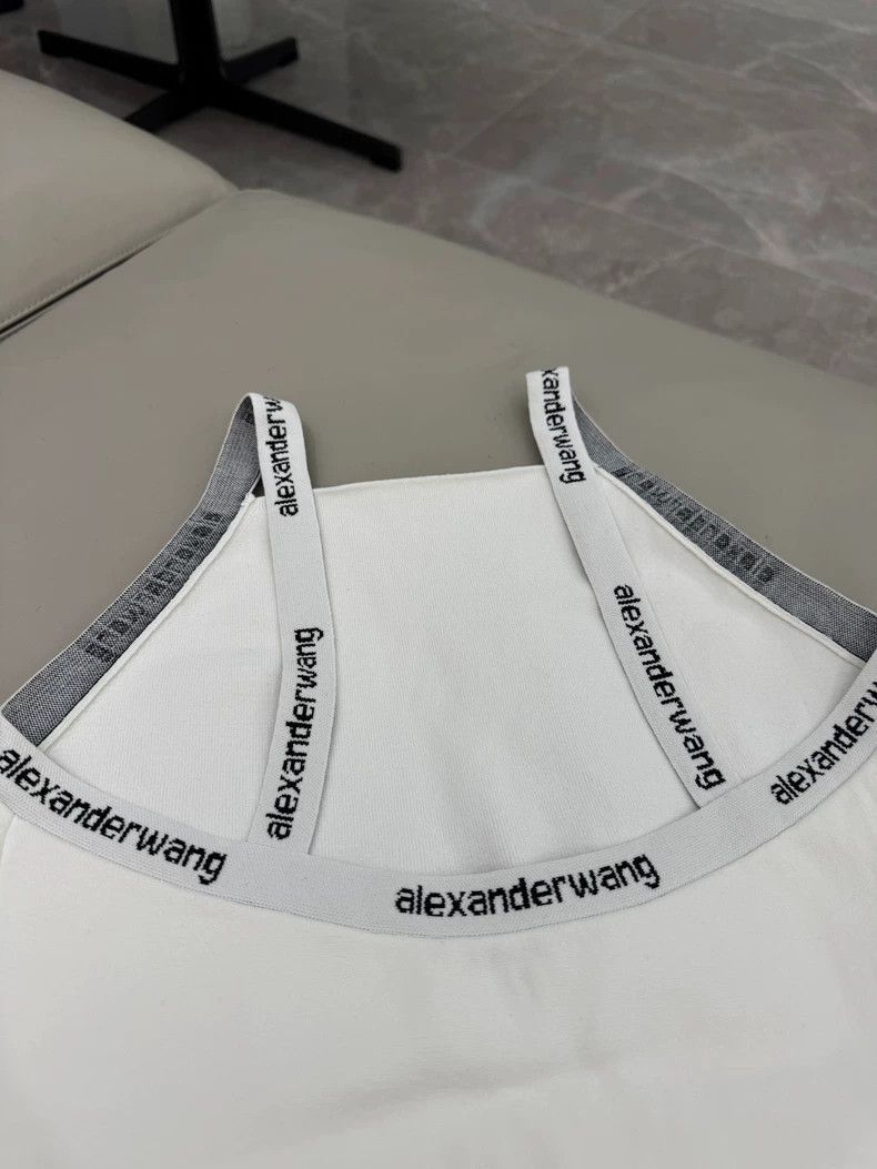 Alexander Wang Alexander Wang White Knit Tank Top- Size S / US 4 / IT 40 - 2 Thumbnail