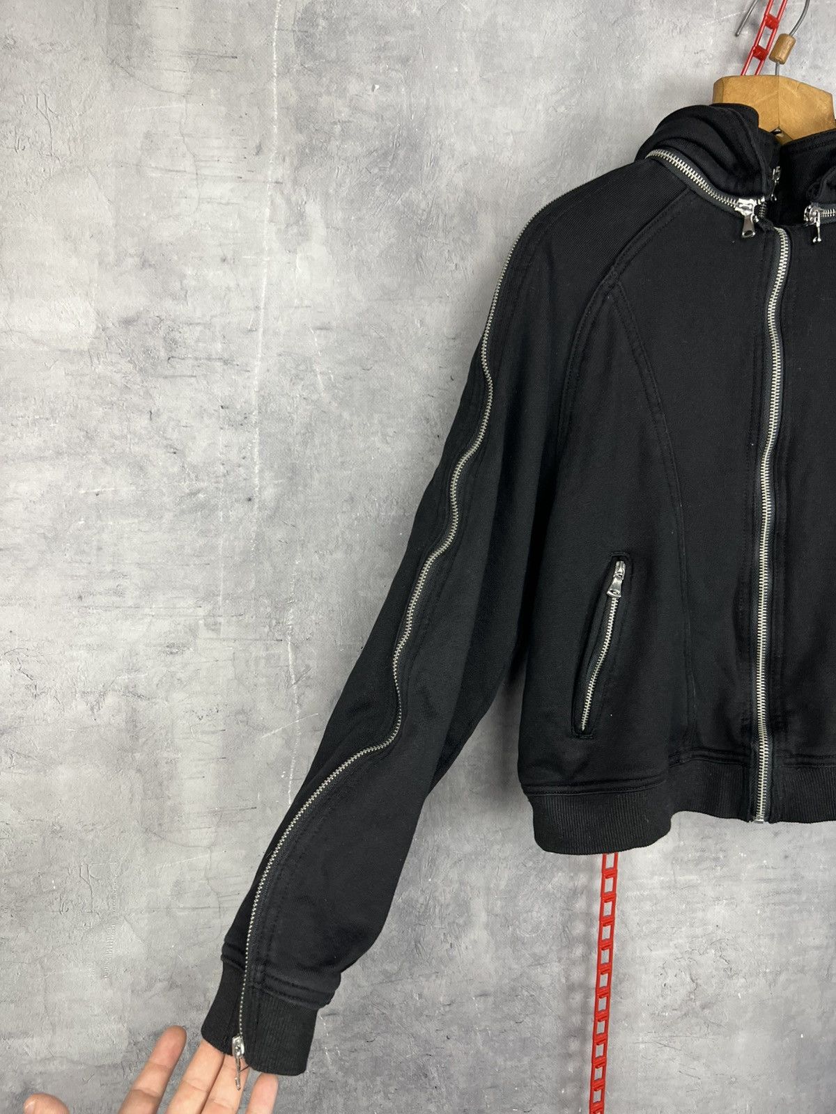 Japanese Brand SrrySora Ziperior Zip Up Hoodie With Removable Hood - Size S Size US S / EU 44-46 / 1 - 5 Thumbnail