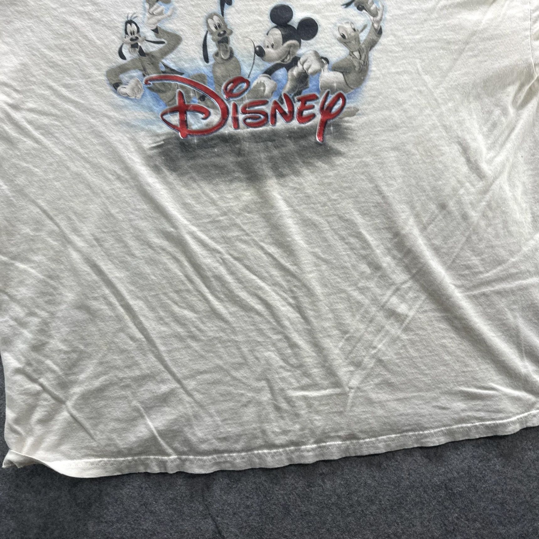 Disney Disney Shirt 2XL Mens White Mickey Mouse Goofy Pluto Donald Graphic Cartoon Size US XXL / EU 58 / 5 - 5 Thumbnail