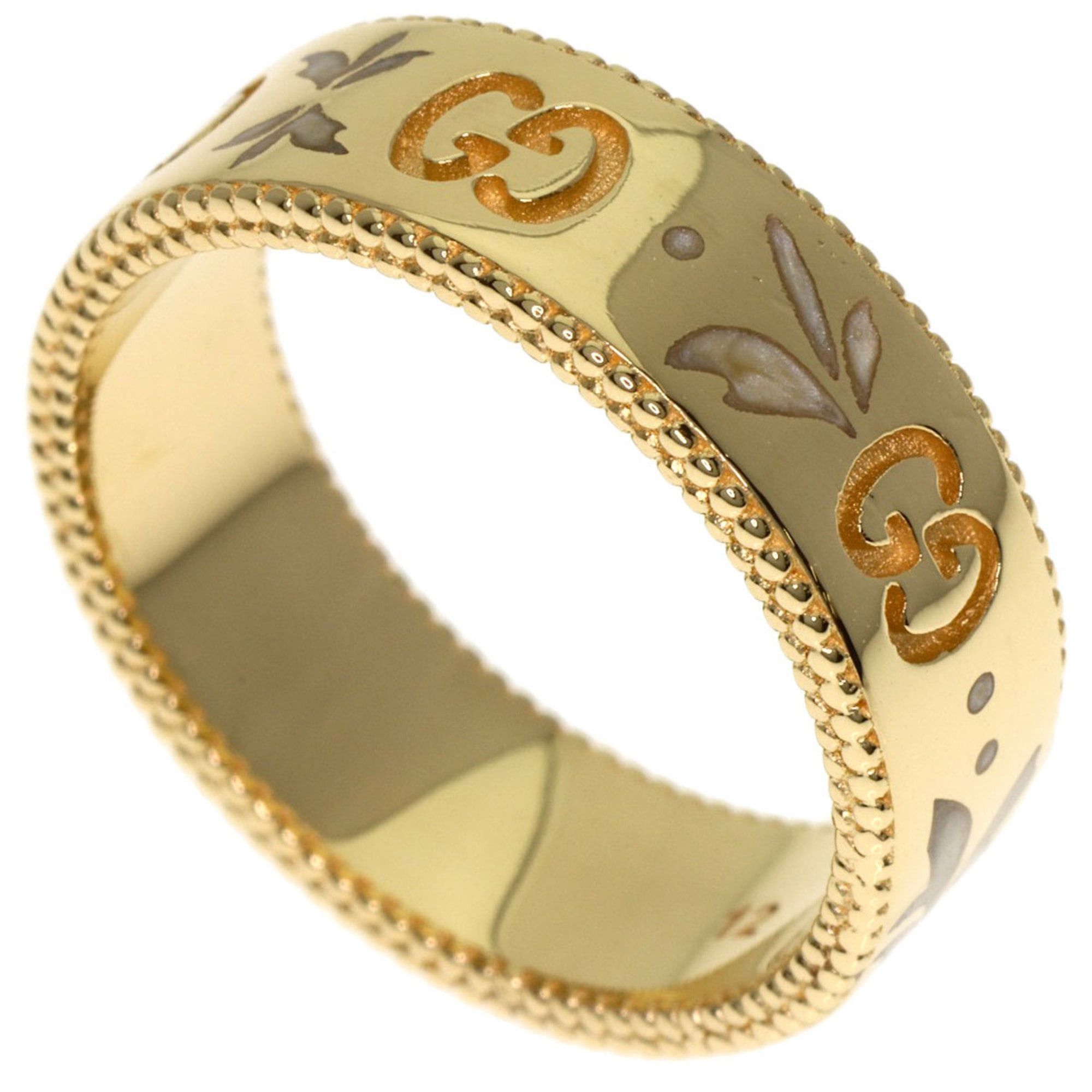 Gucci Gucci Icon Bloom Ring - 18K Yellow Gold Women's GUCCI Size ONE SIZE - 1 Thumbnail